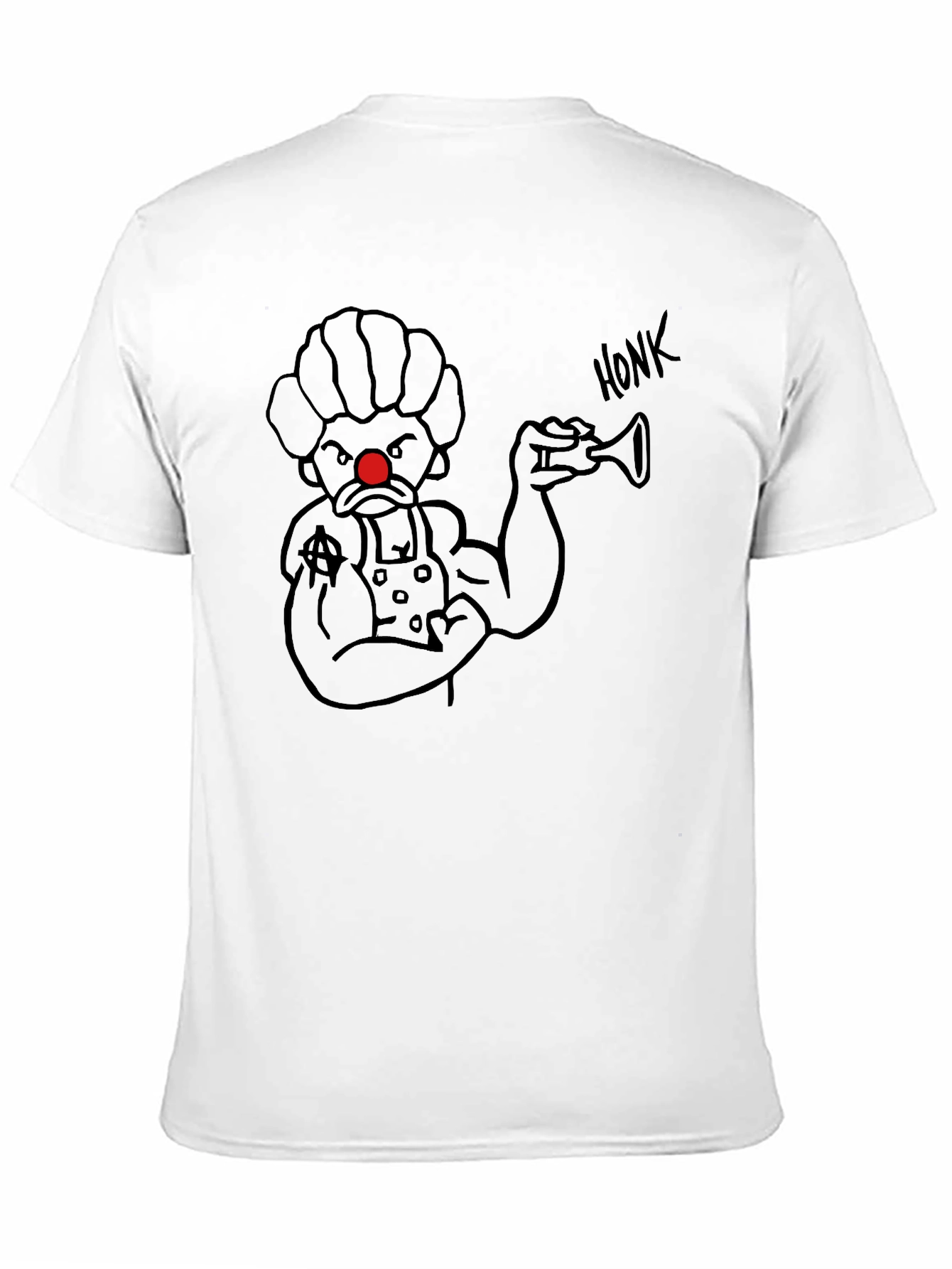 Black Honk Clown Black T-Shirt view 11