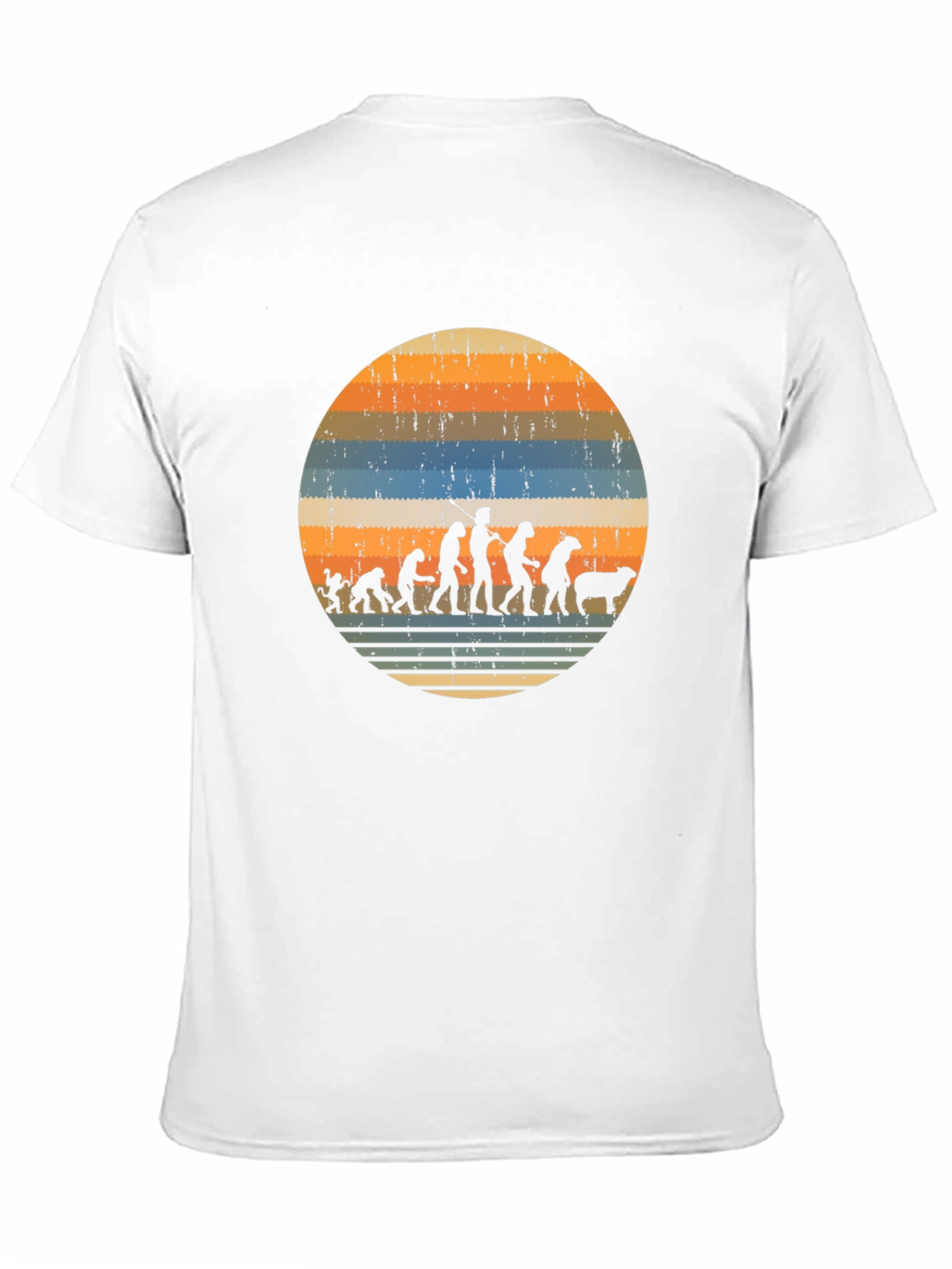 Black Evolution to Sheep T-Shirt view 11