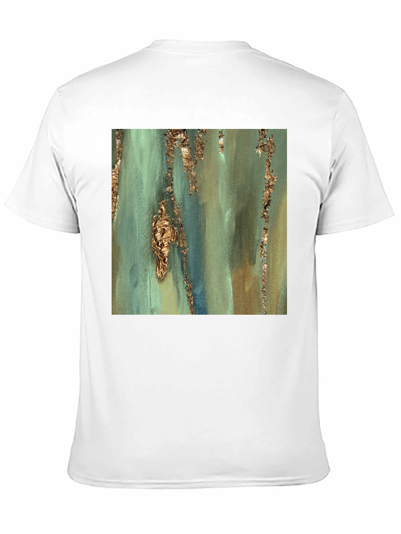 Black Abstract Art Print Tee - Stylish and Unique Design view 11