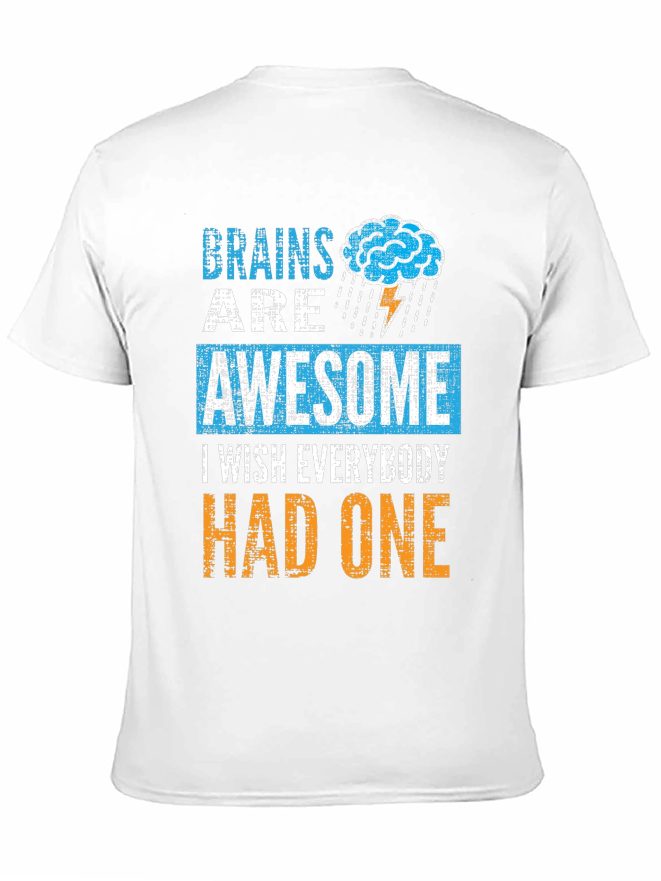 Black Brains Are Awesome T-Shirt view 11