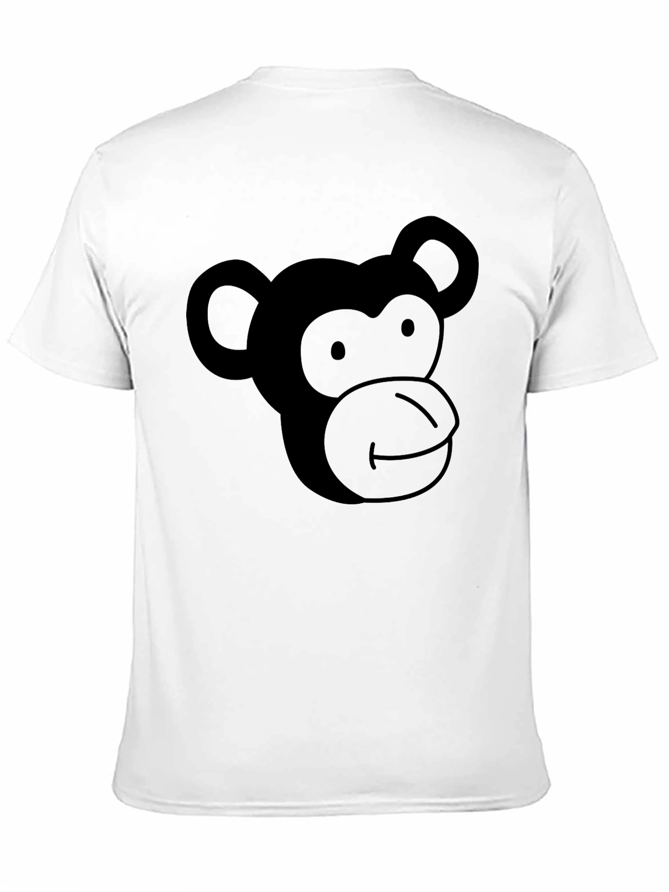 Black Monkey Face Graphic T-Shirt - Soft Cotton Blend view 11