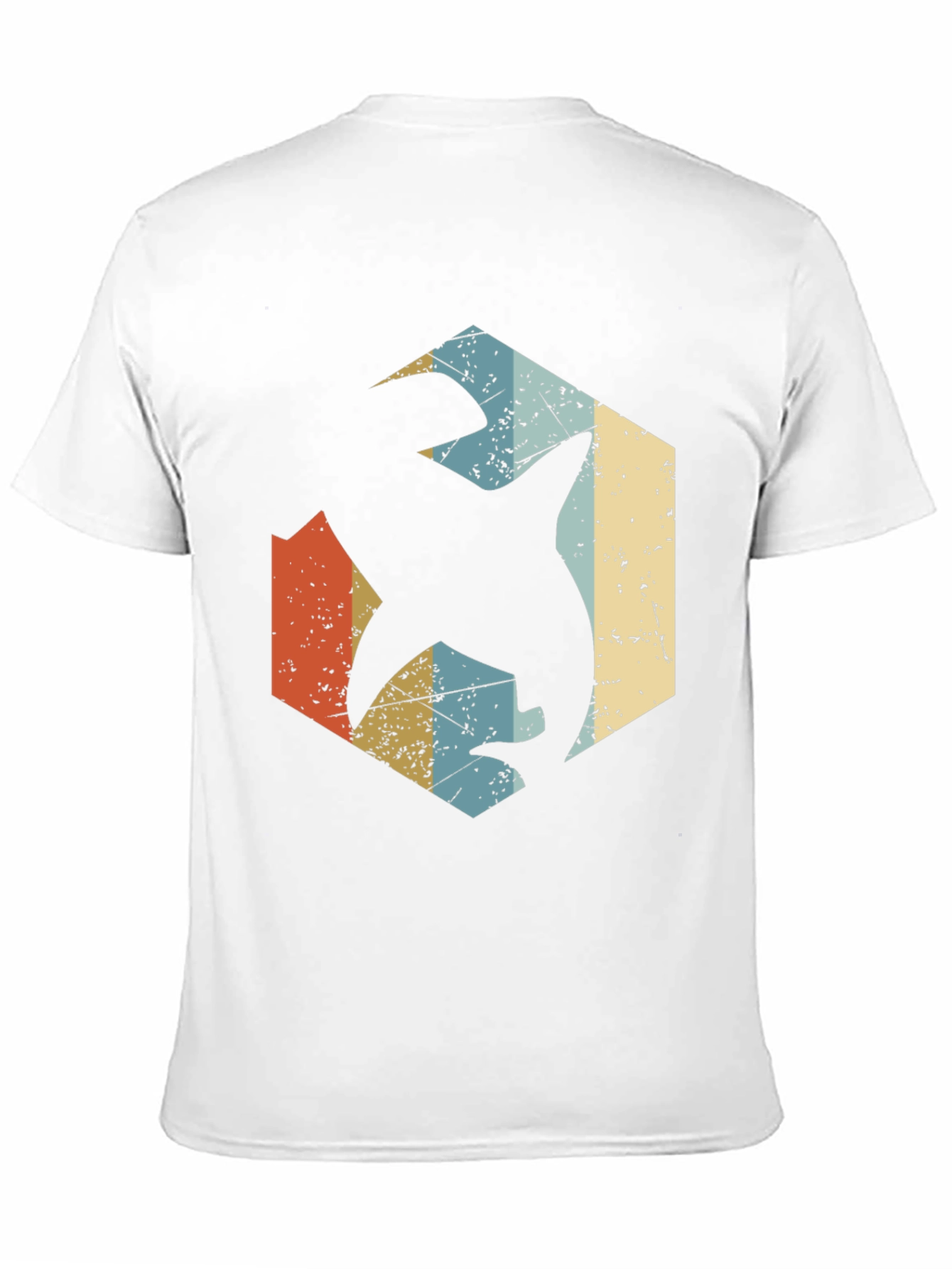 Black Retro Shark Graphic Tee - Black Cotton Blend view 11