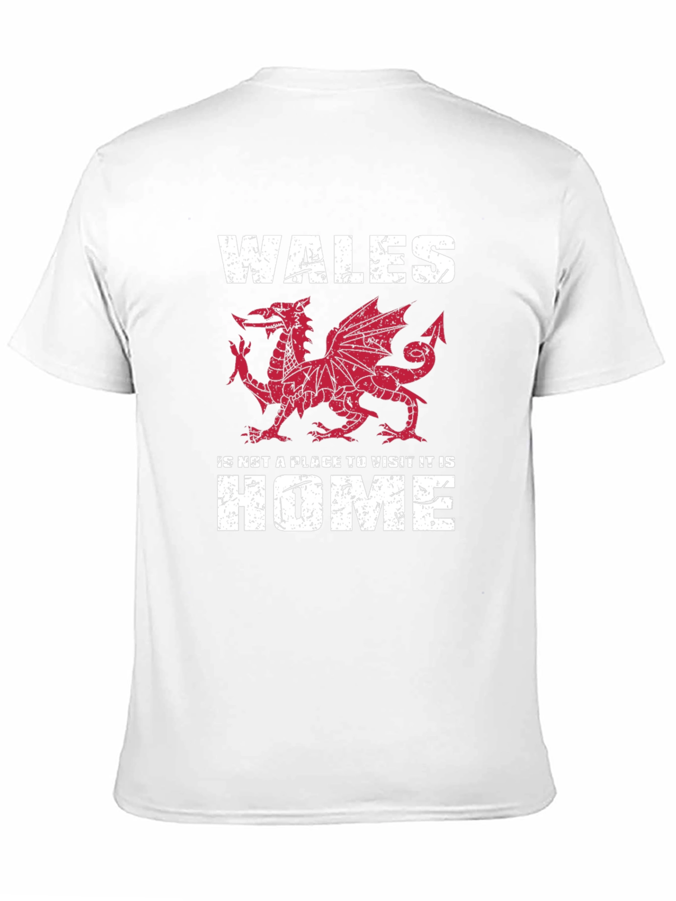 Wales Dragon Graphic T-Shirt - Welsh Pride Tee - 11