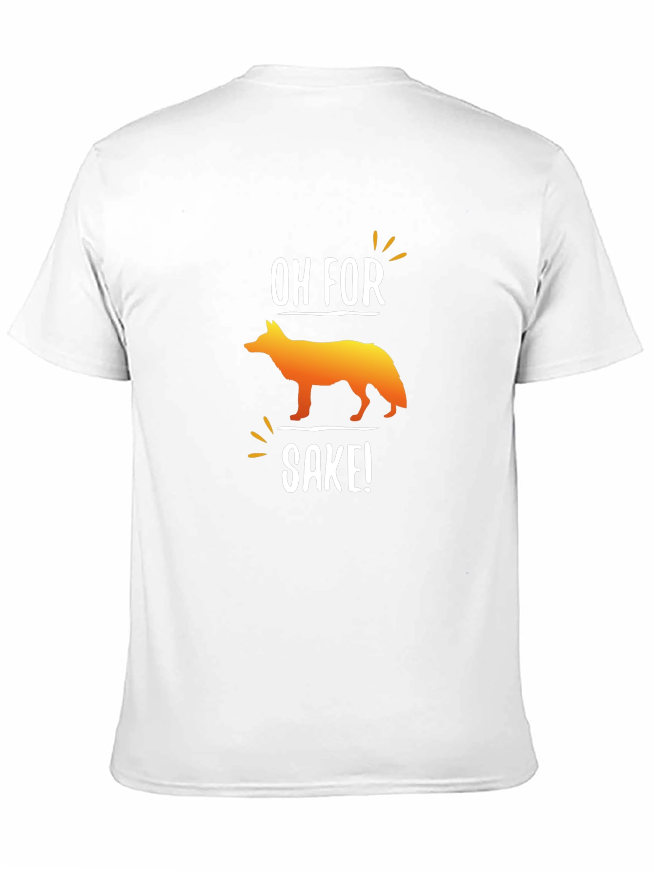 Black Oh For Fox Sake! Graphic Tee view 11
