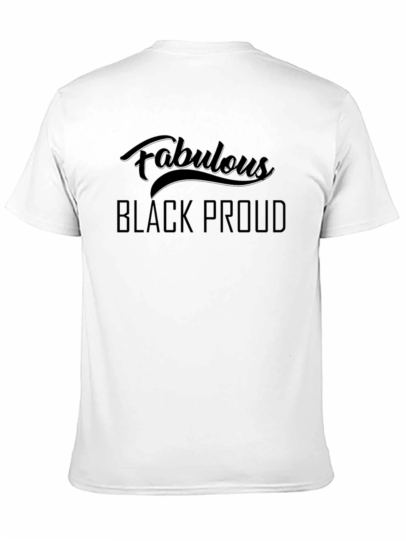 Black Fabulous Black Proud T-Shirt view 11