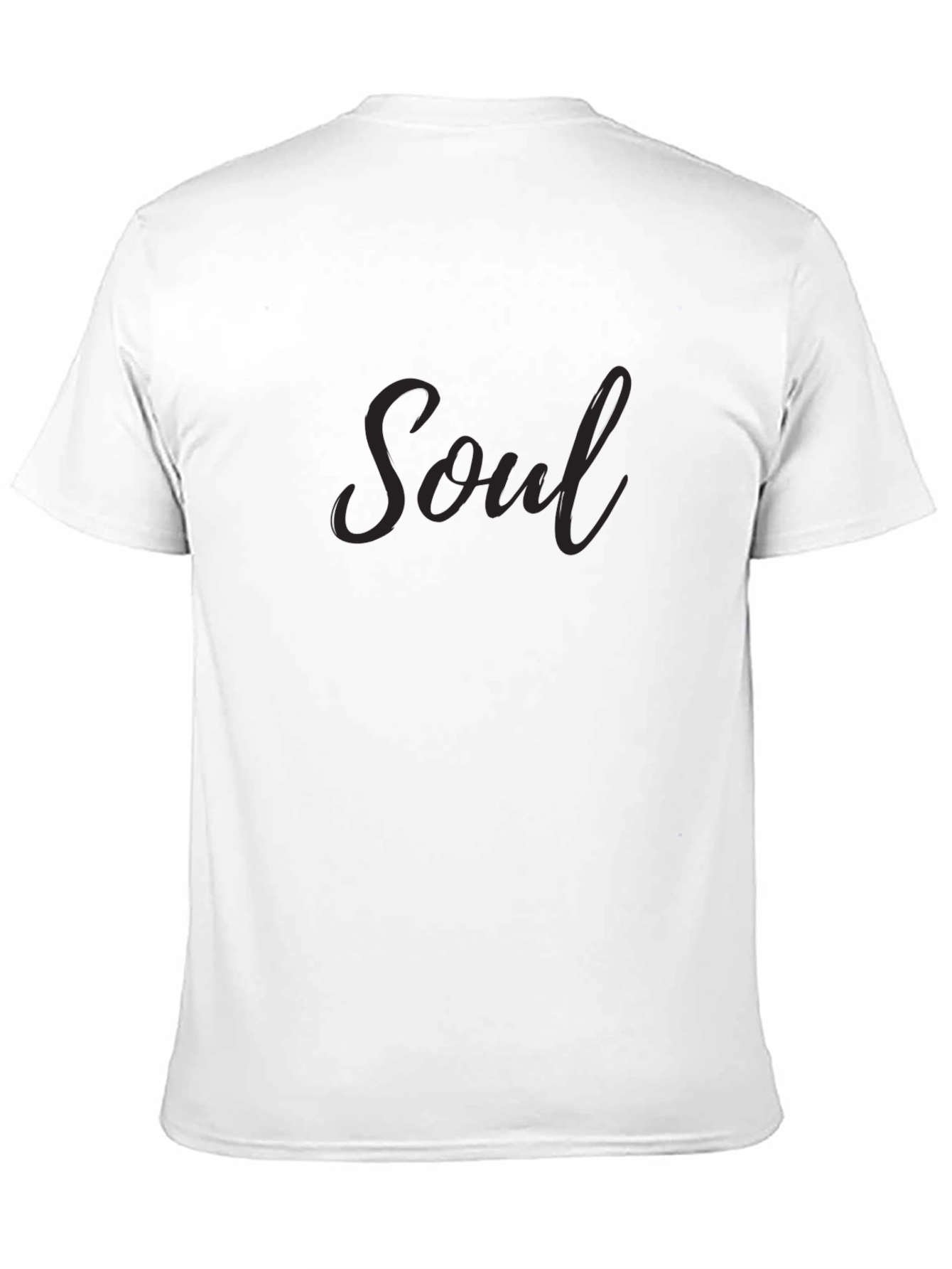 Black Soulful Black Tee: Express Your Inner Self view 11