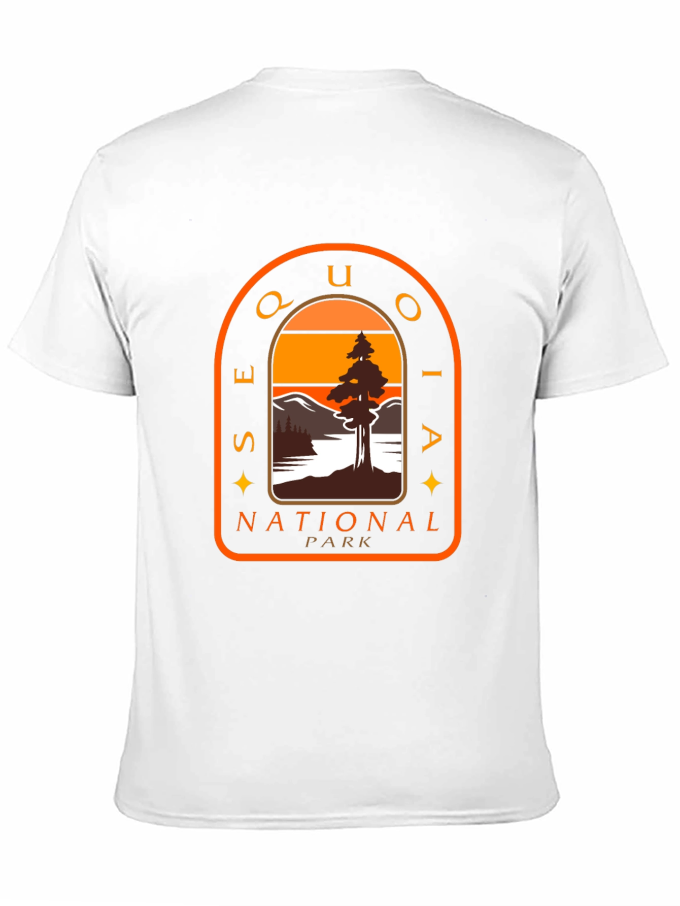 Black Sequoia National Park T-Shirt Black view 11