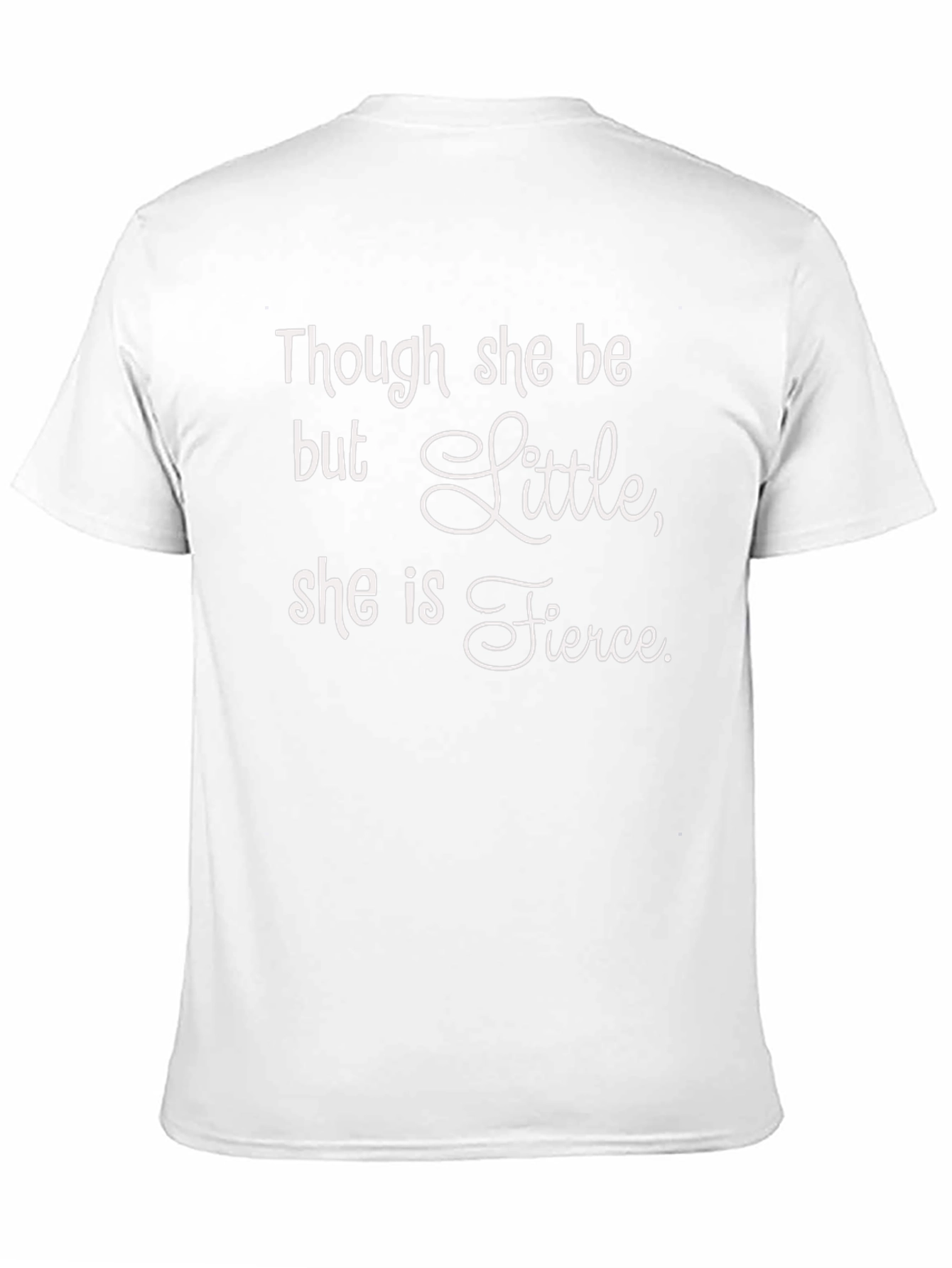 Black Fierce Little Black T-Shirt: Empowering Women's Tee view 11
