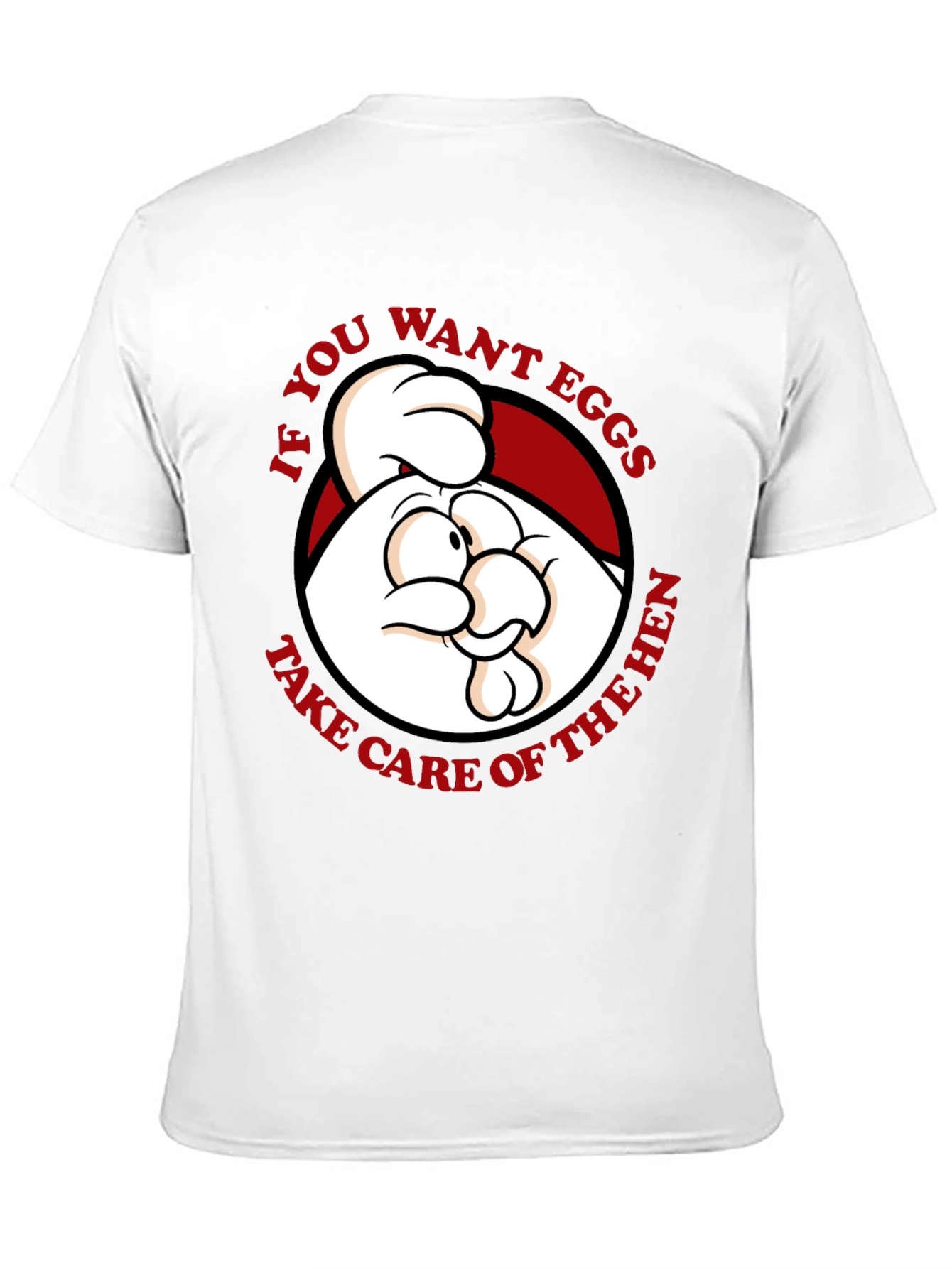 Black Funny Chicken Graphic T-Shirt - If You Want Eggs... view 11