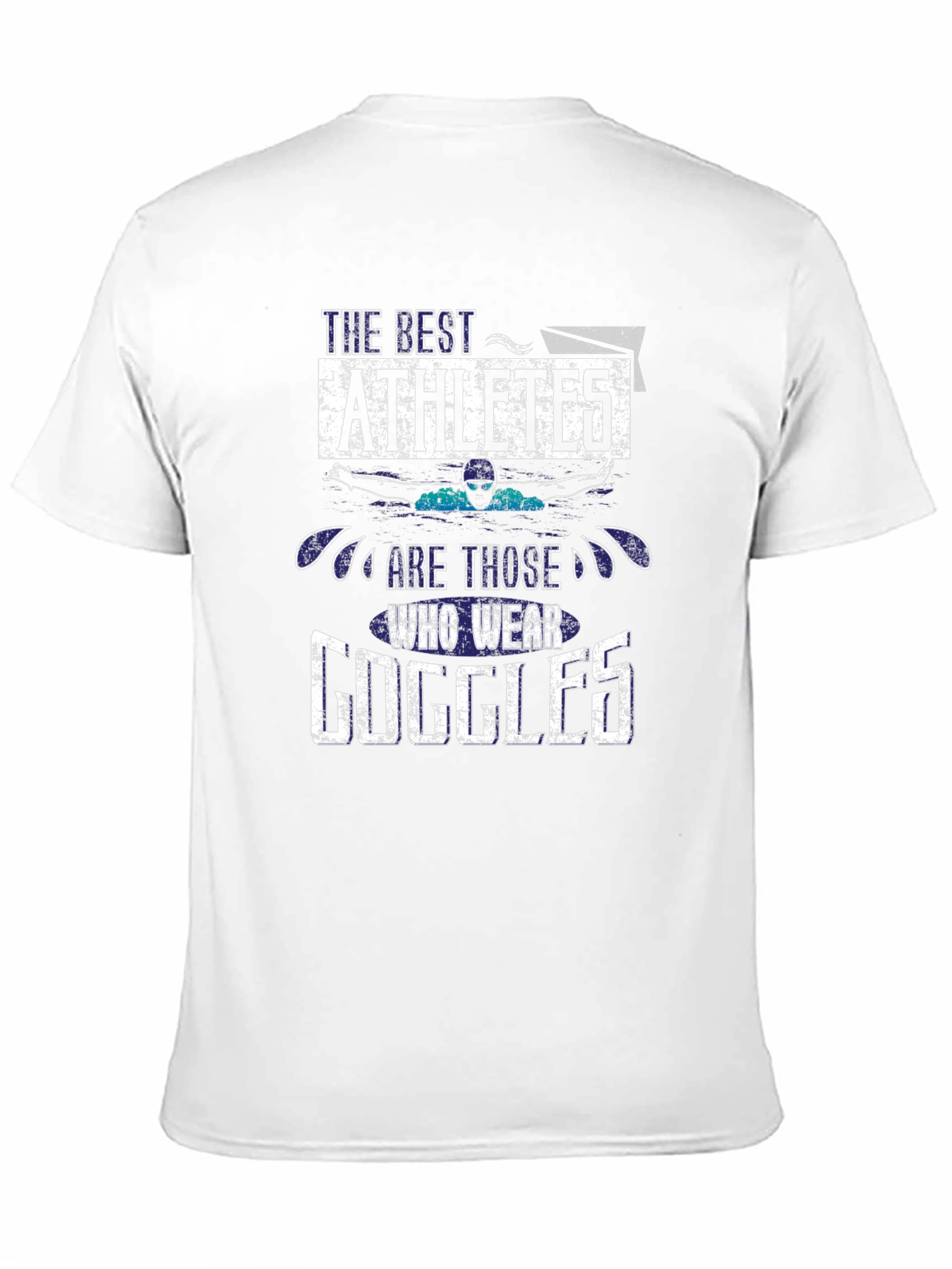 Black Athlete Goggles T-Shirt: The Best Wear Goggles view 11