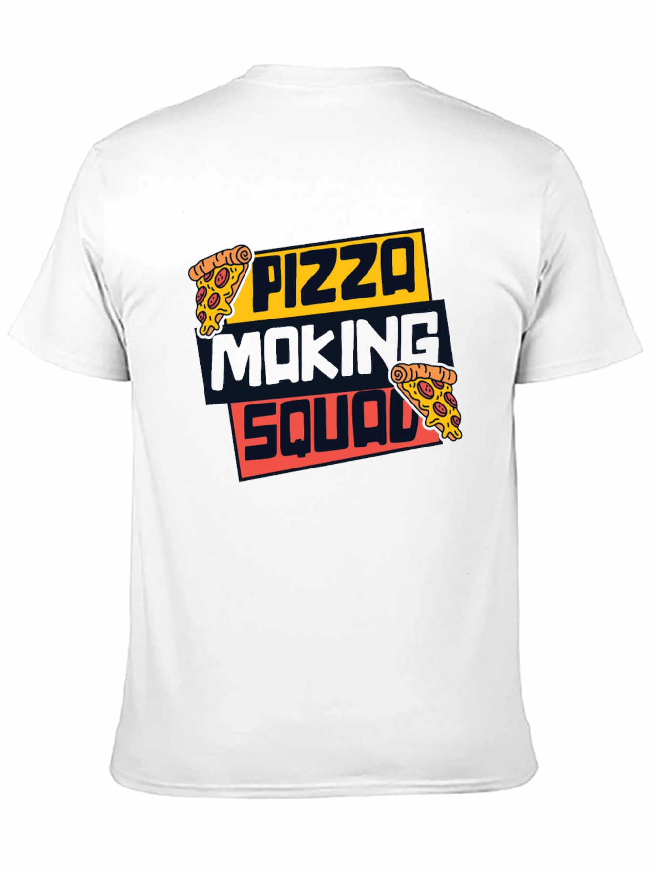 Black Pizza Making Squad Graphic Tee view 11