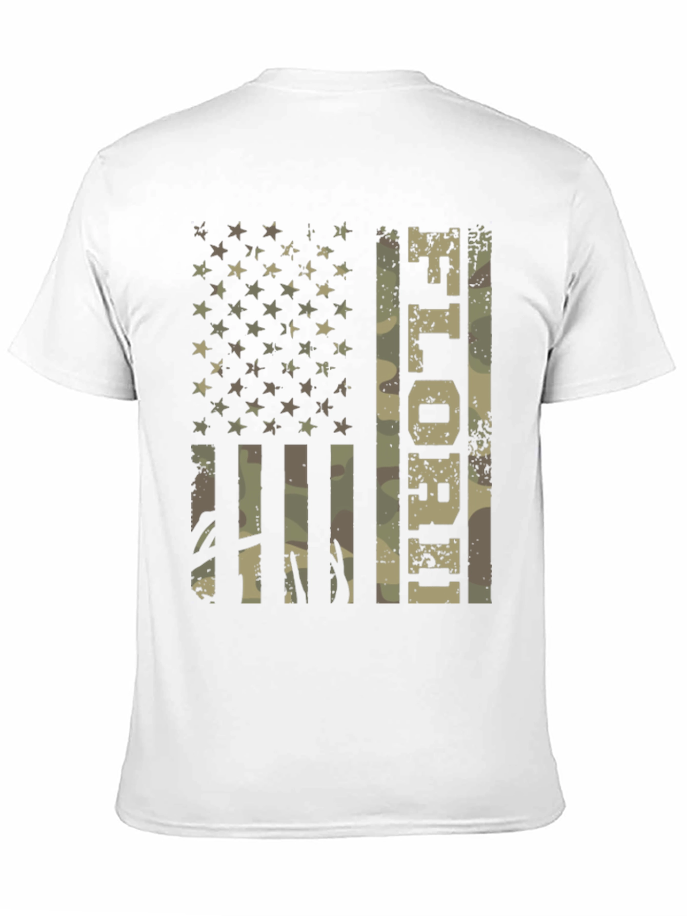Black Patriotic Camo 'LIBORI' Graphic Tee view 11