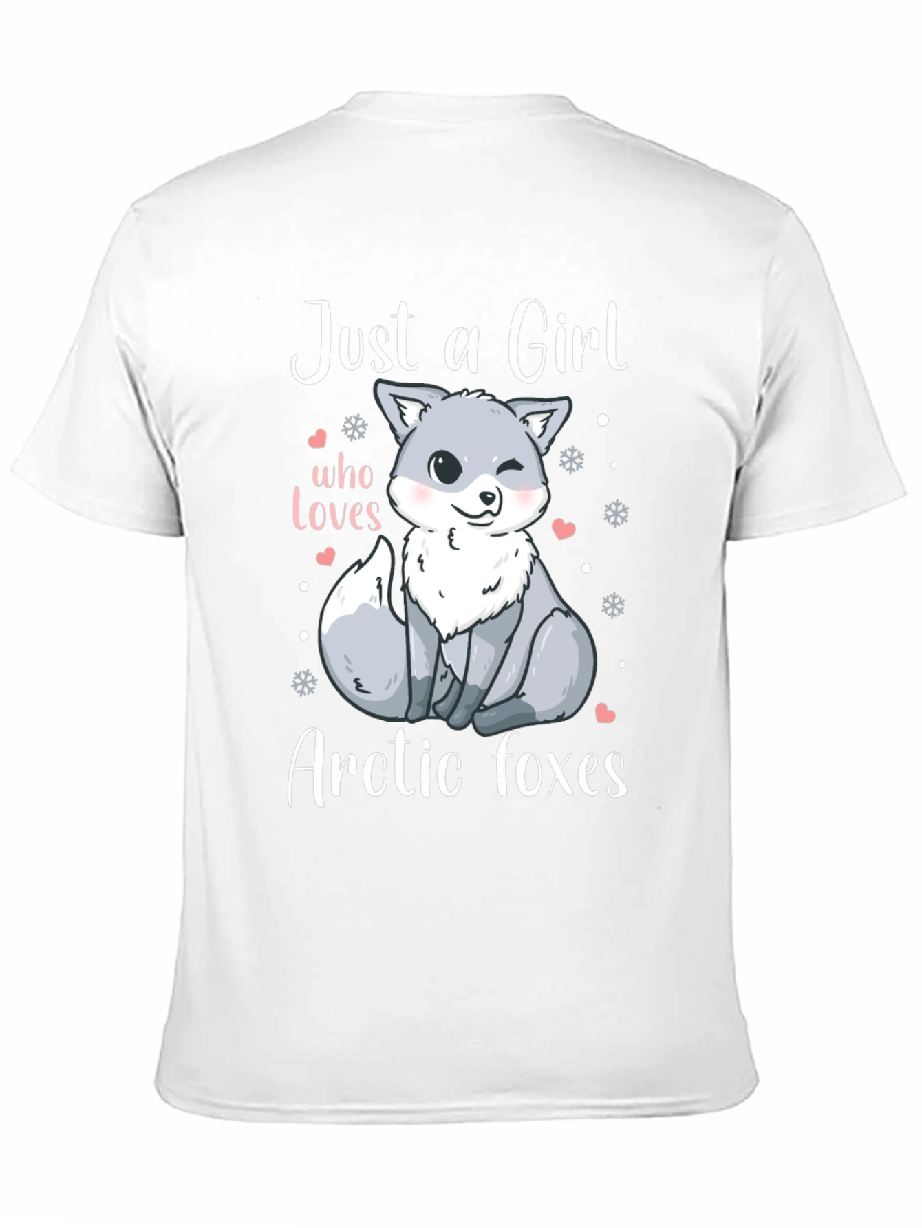 Black Girl Who Loves Arctic Foxes T-Shirt view 11