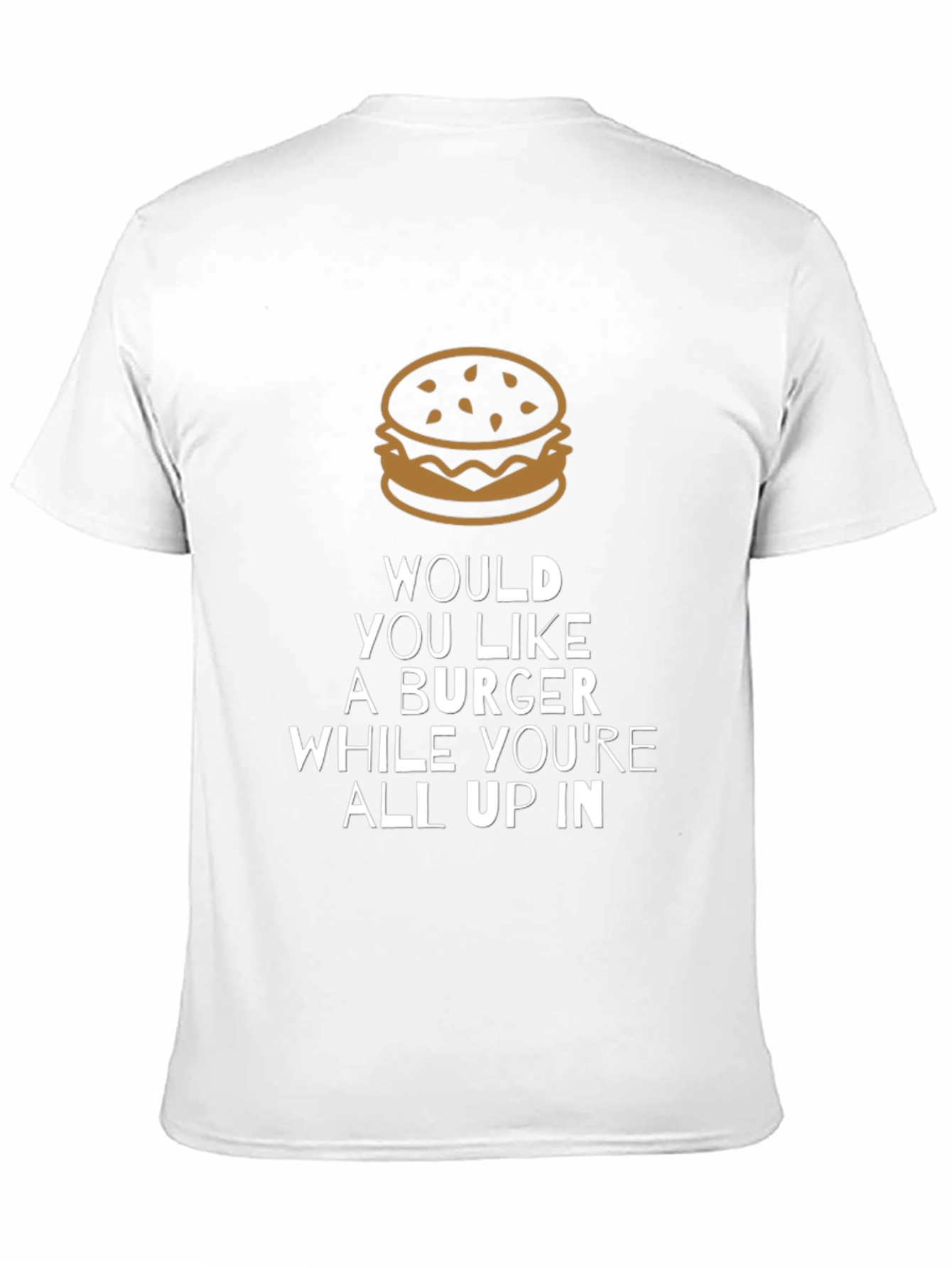 Black Burger Graphic T-Shirt - Funny Men's Tee view 11