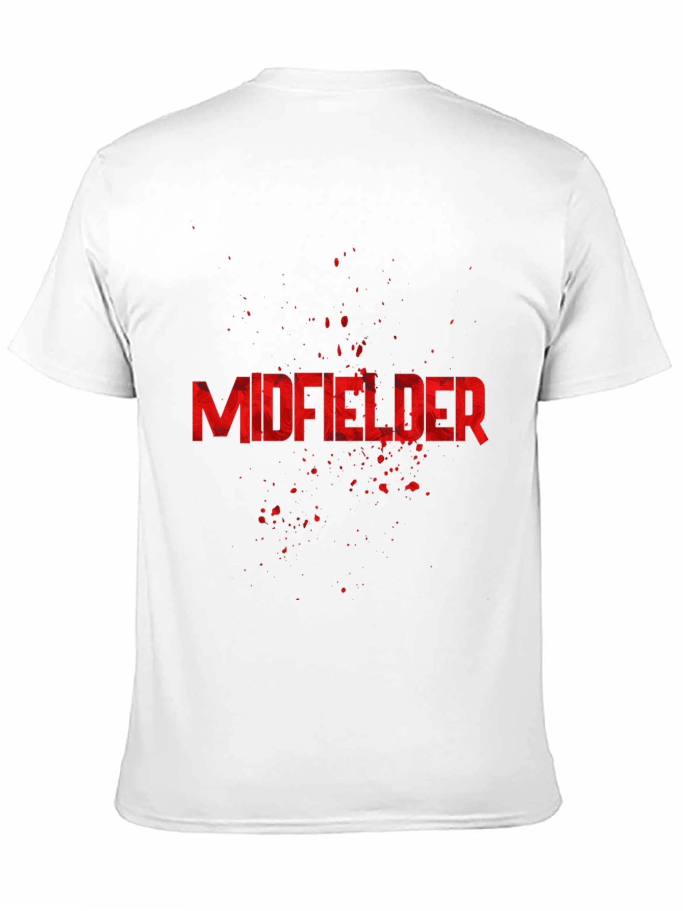 Black Midfielder Graphic T-Shirt - Soccer Fan Apparel view 11