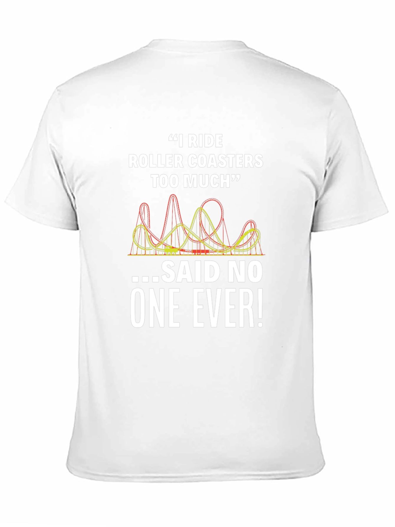 Black Funny Roller Coaster T-Shirt - Rides Too Much view 11