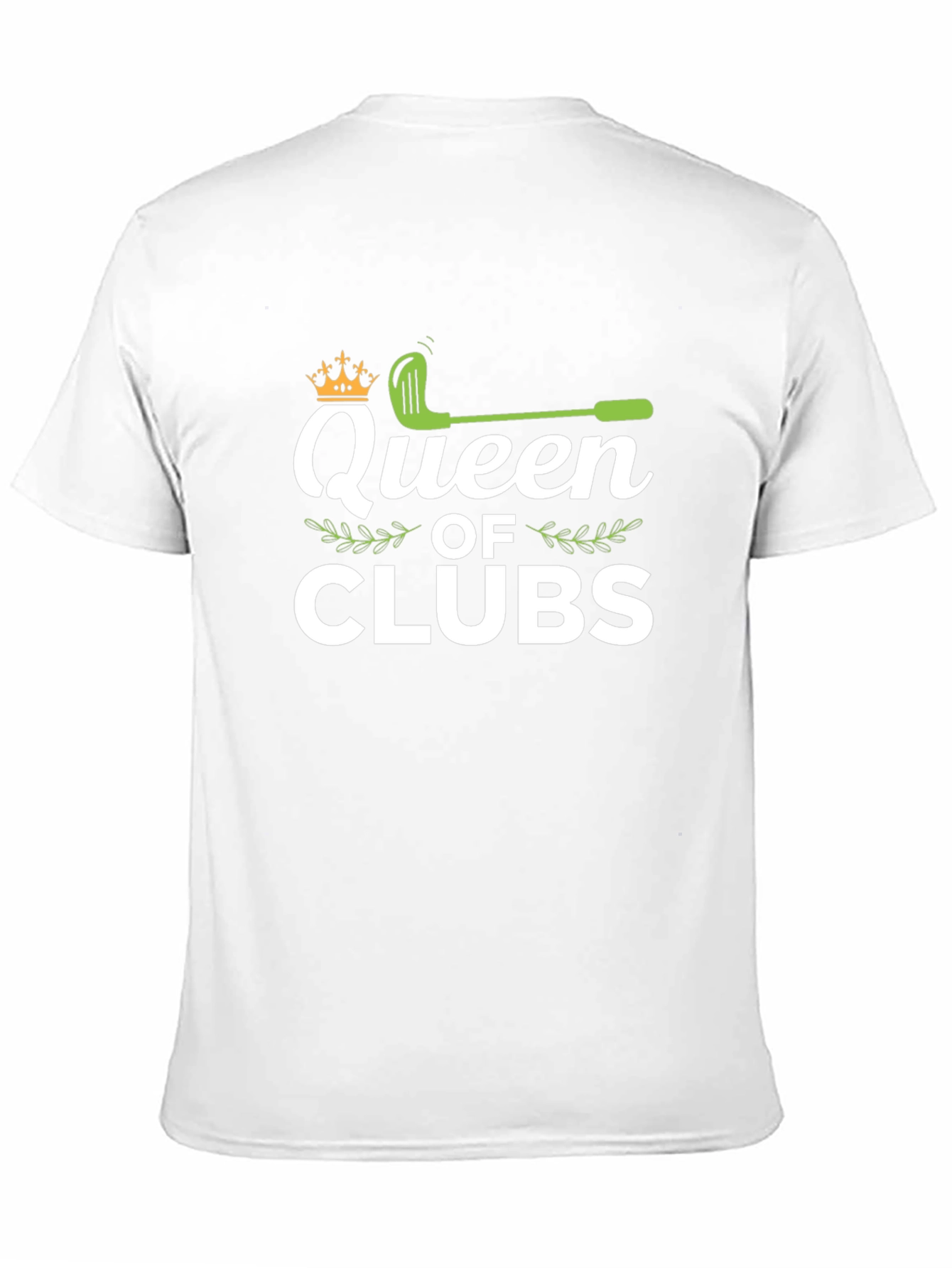 Queen of Clubs Golf T-Shirt - Black - 11