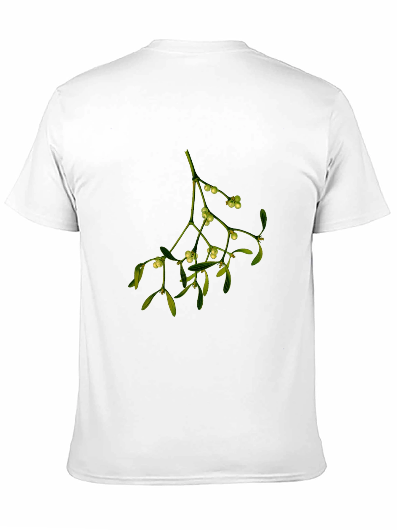 Black Mistletoe Graphic Black T-Shirt view 11