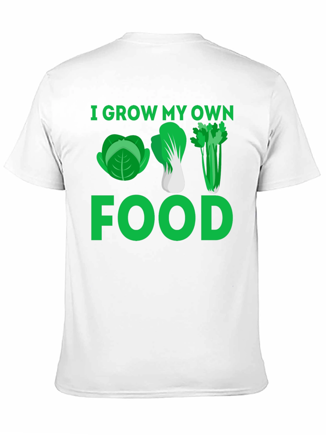 Black I Grow My Own Food T-Shirt - Gardening Tee view 11