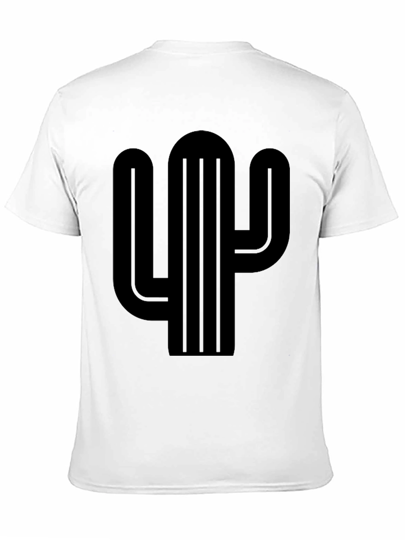 Black Black Cactus Graphic Tee - Desert Style Shirt view 11