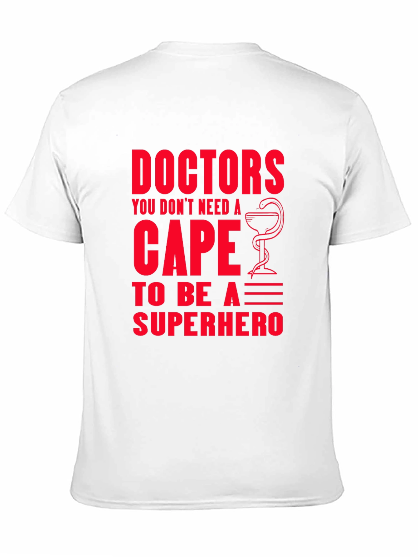 Black Doctors Superhero Graphic Tee - Black Cotton T-Shirt view 11