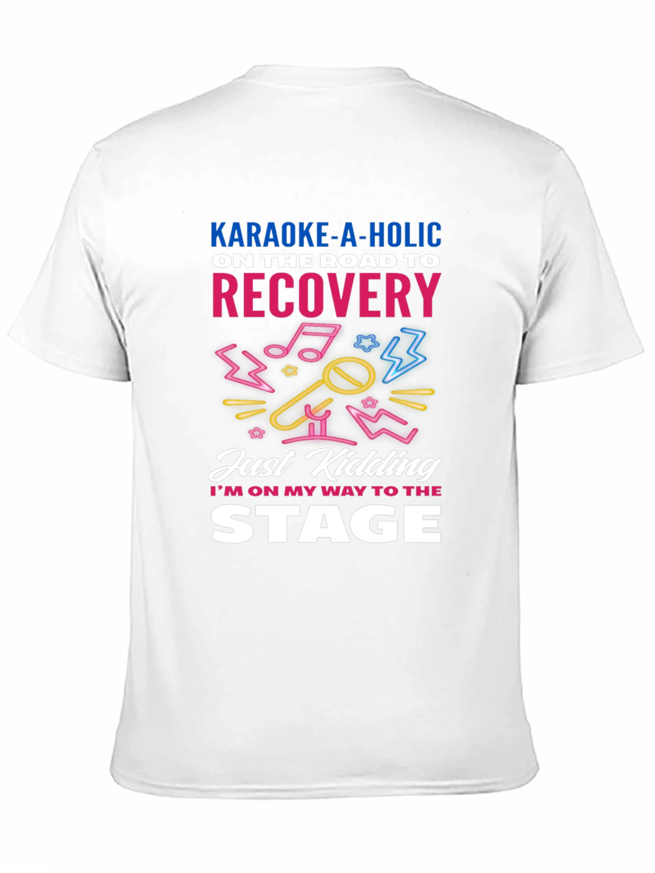 Black Karaoke-A-Holic Graphic Tee view 11