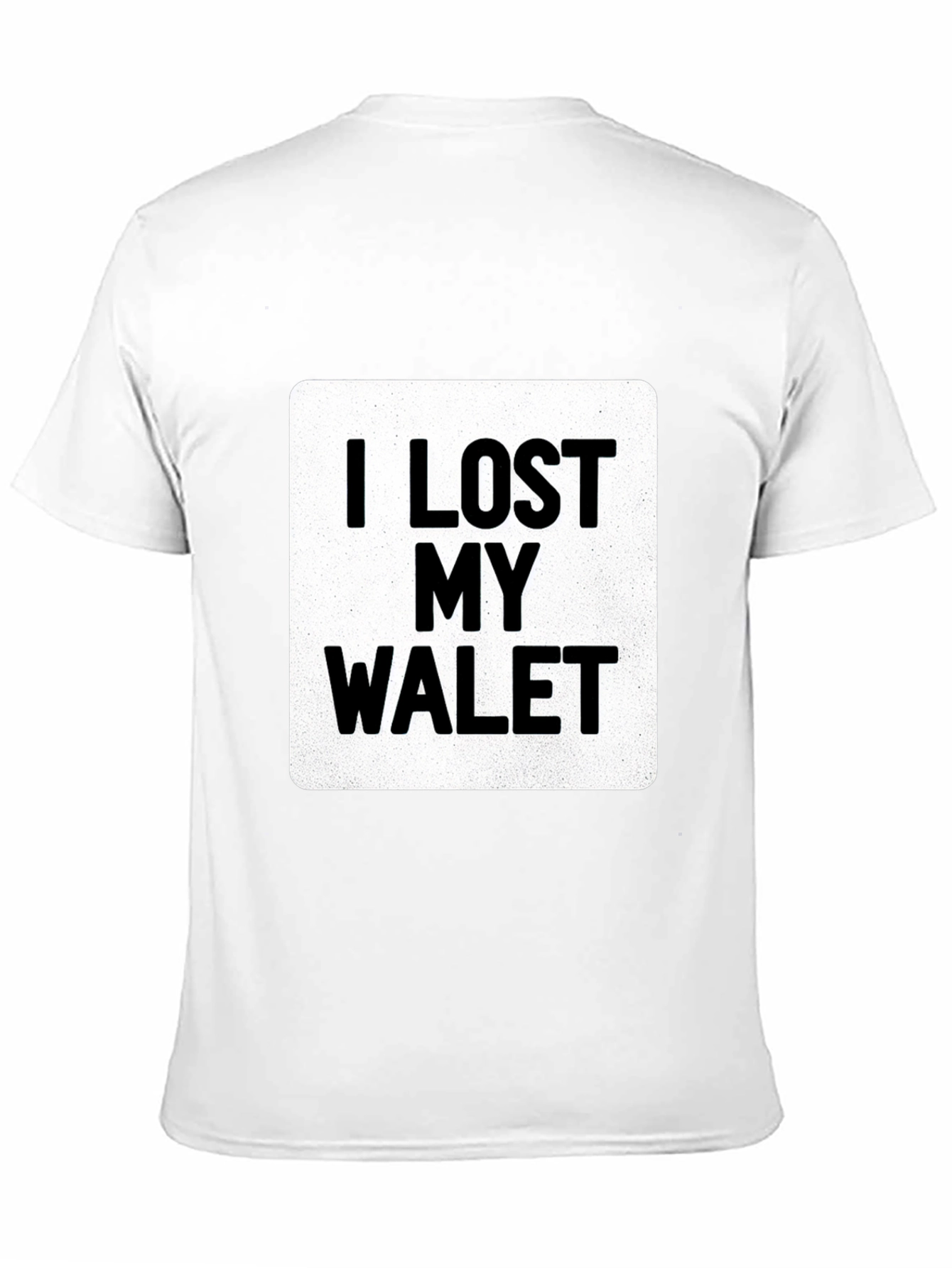 Black I LOST MY WALET Graphic T-Shirt - Black view 11