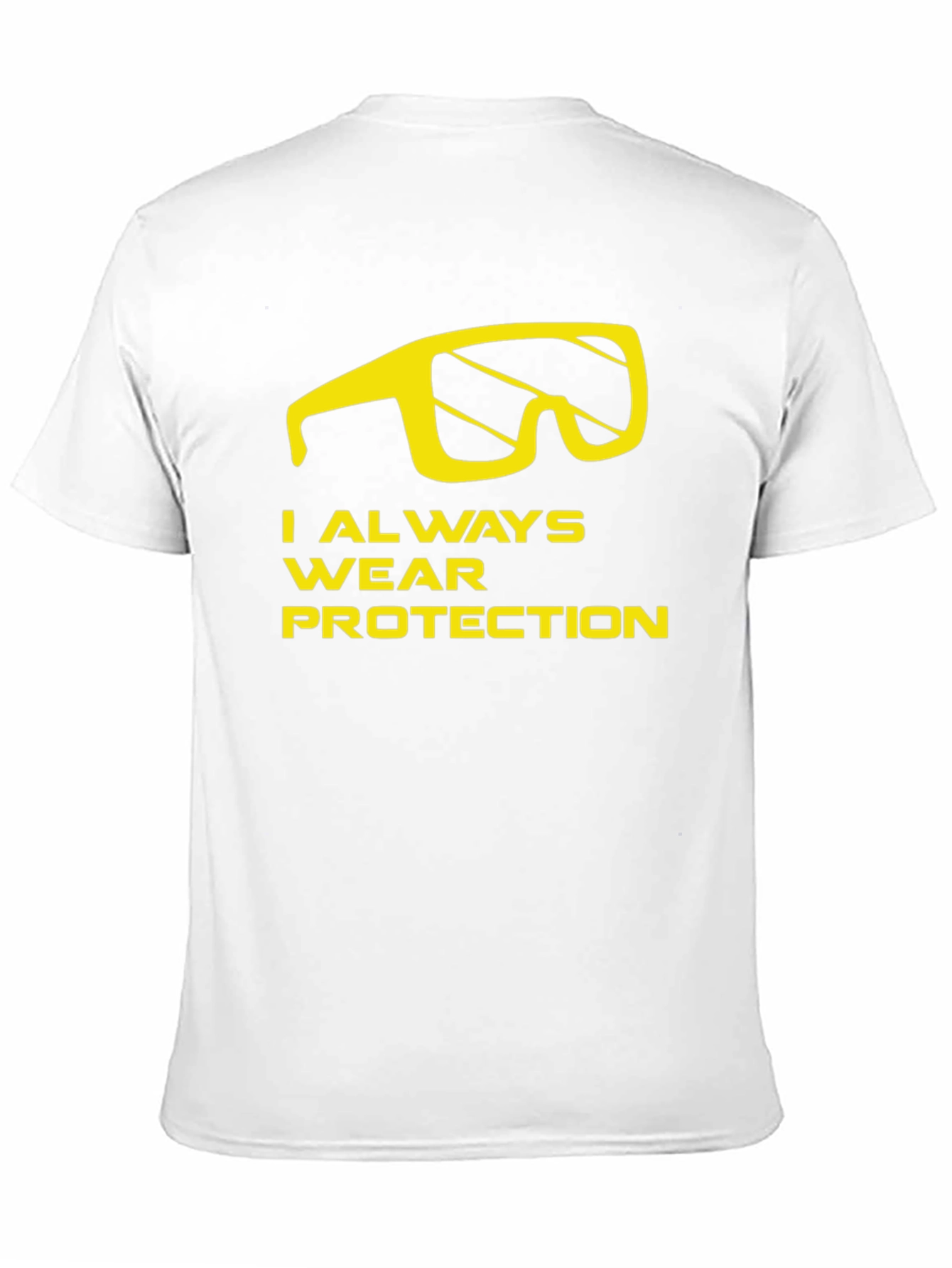 Black I Always Wear Protection T-Shirt - Funny Graphic Tee view 11