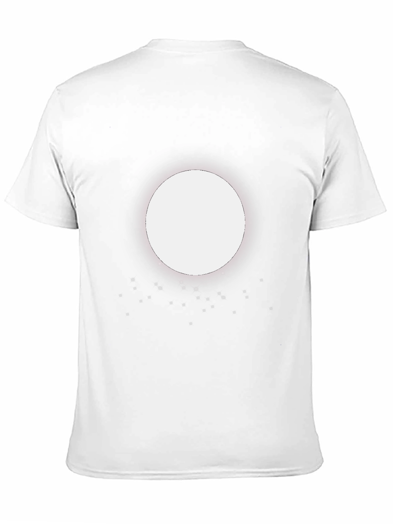 Black Abstract Circle Graphic Black T-Shirt view 11