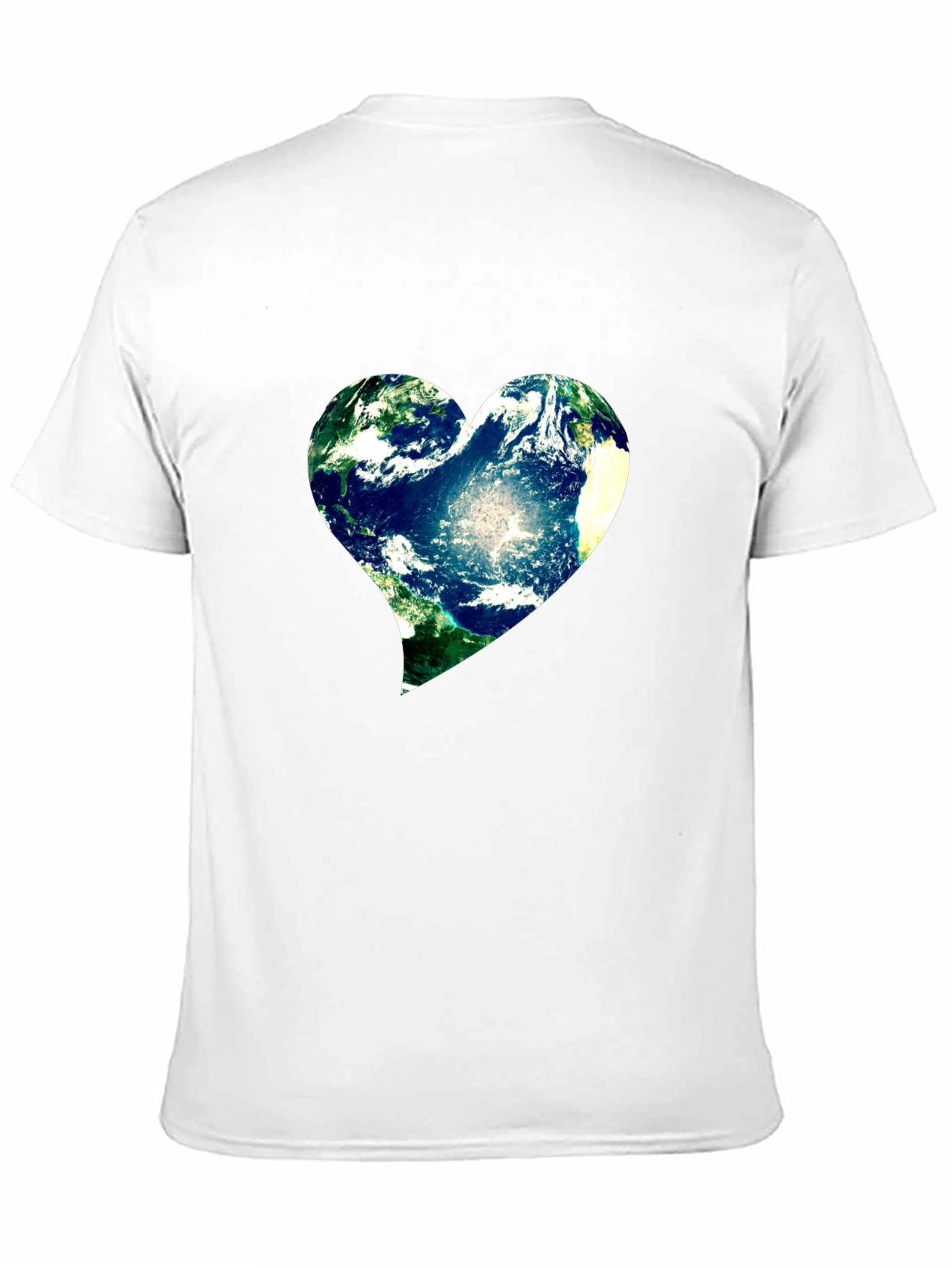 Black Earth Heart Tee - Show Your Love for the Planet! view 11
