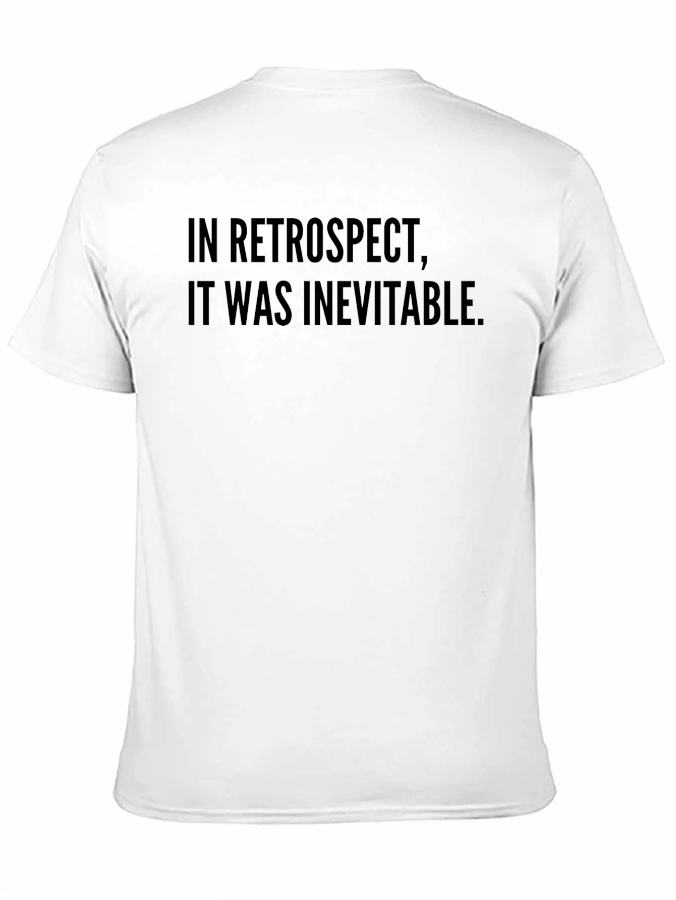 Black Retrospect Inevitable T-Shirt - Soft Cotton Blend Tee view 11