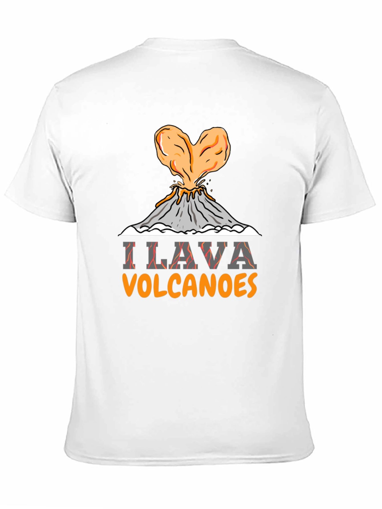 Black I Lava Volcanoes Graphic Tee view 11