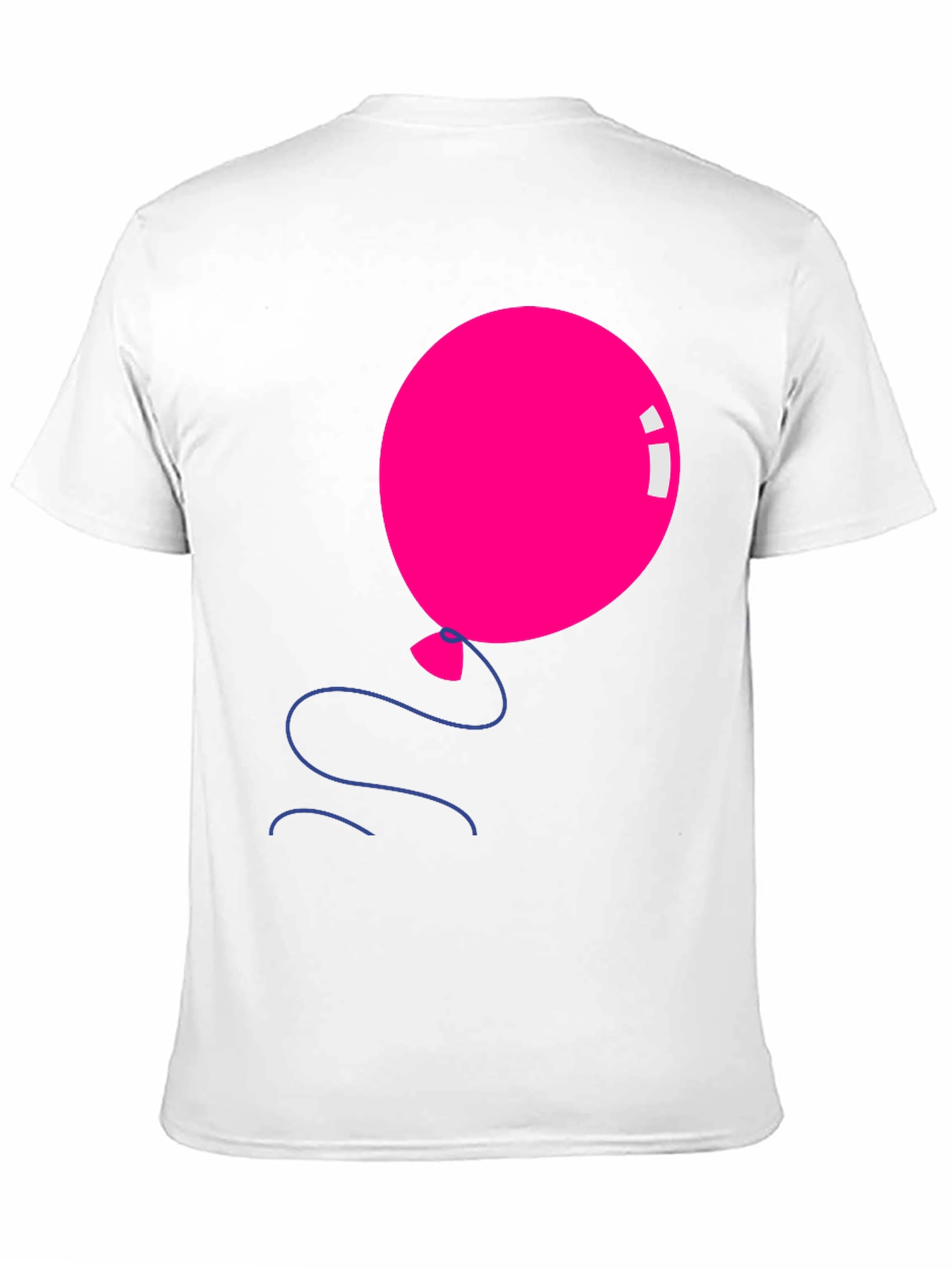 Pink Balloon Graphic Tee - Black Casual Shirt - 11