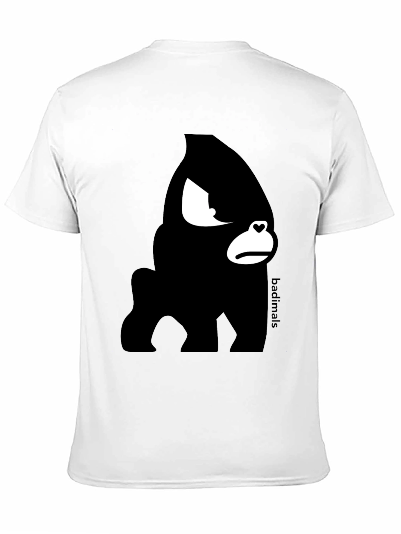 Black Badimals Black Gorilla Graphic T-Shirt view 11