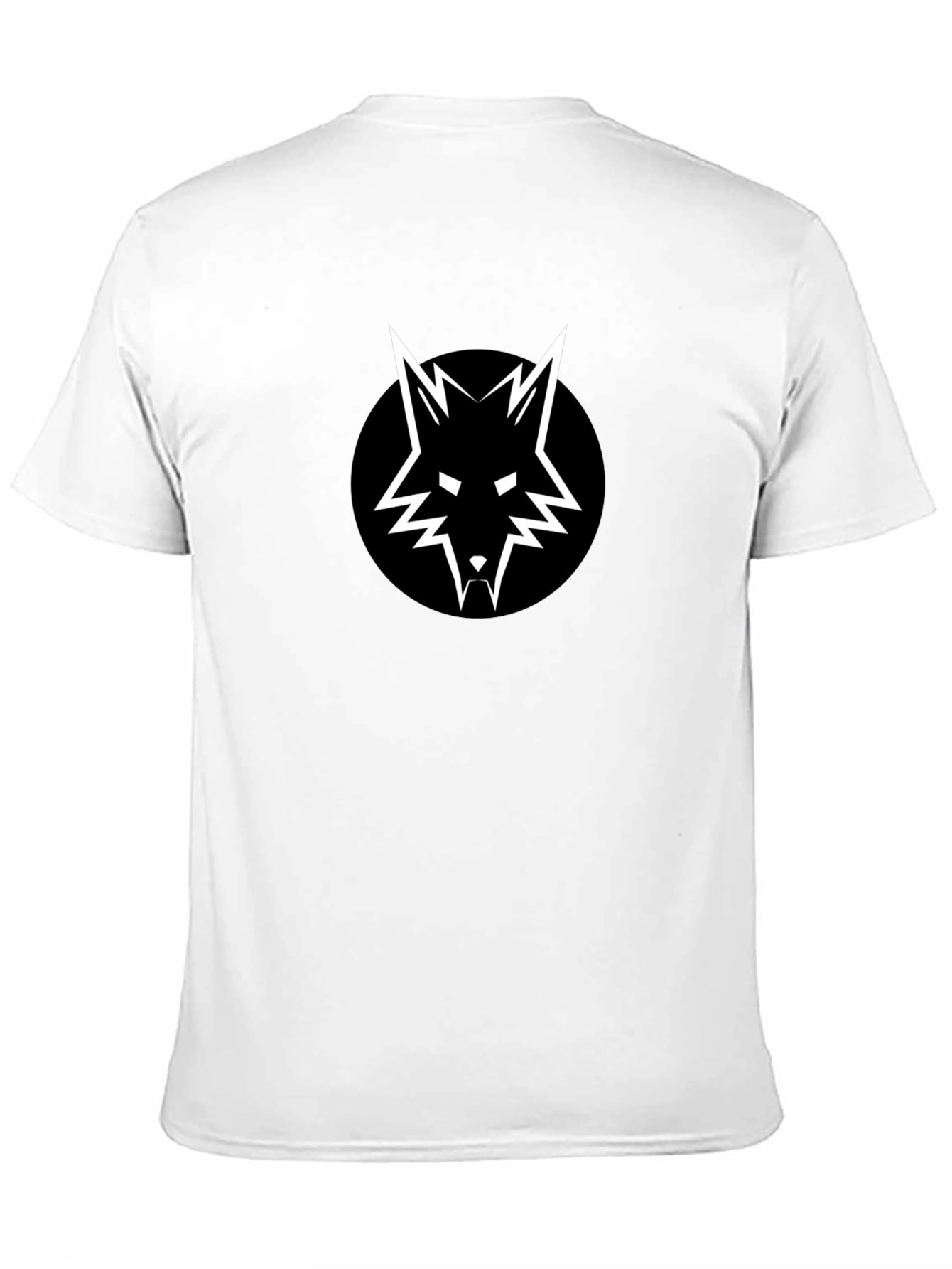 Black Black Wolf Logo Graphic Tee view 11