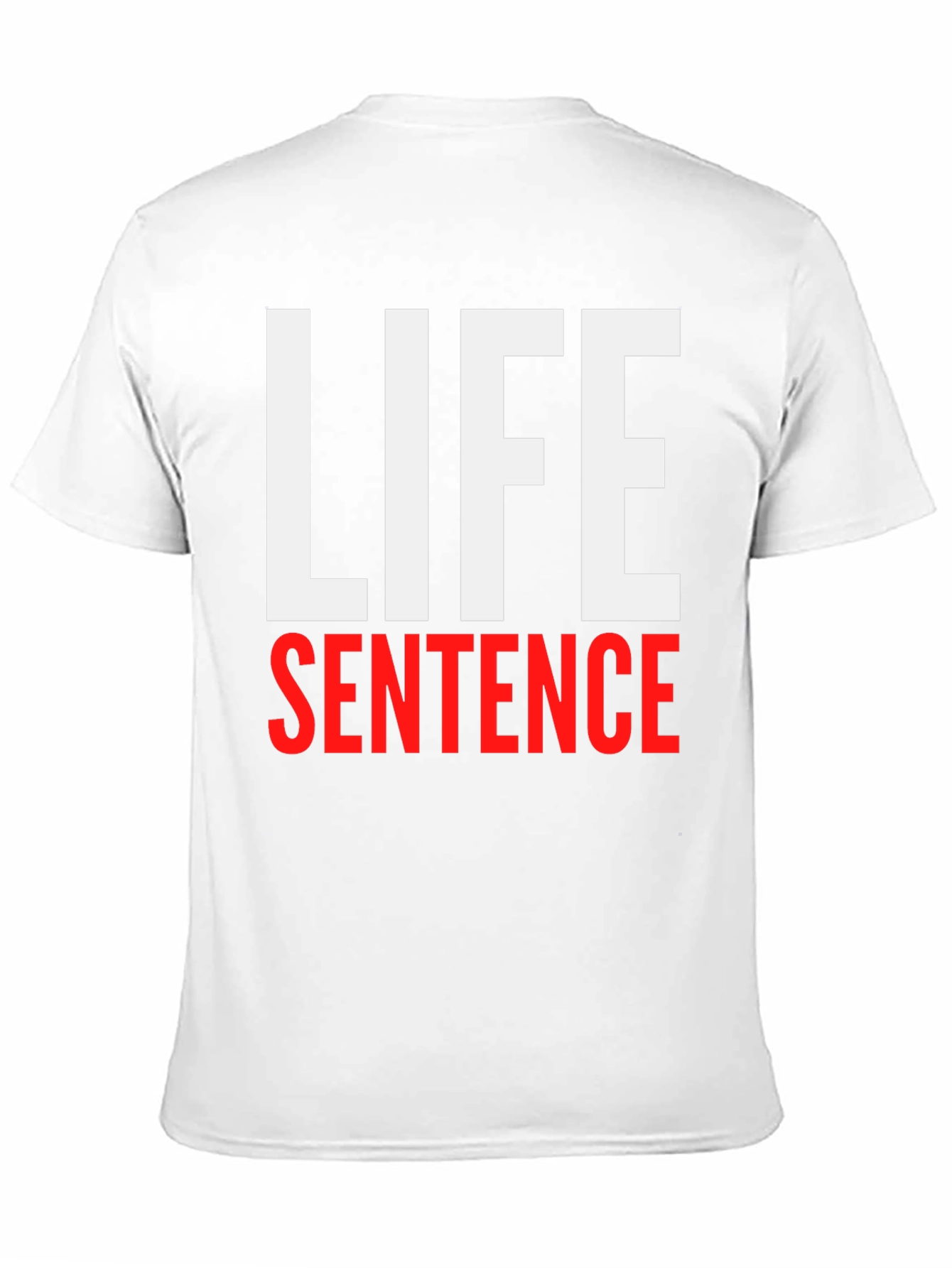 Black Life Sentence Graphic Print Black T-Shirt view 11