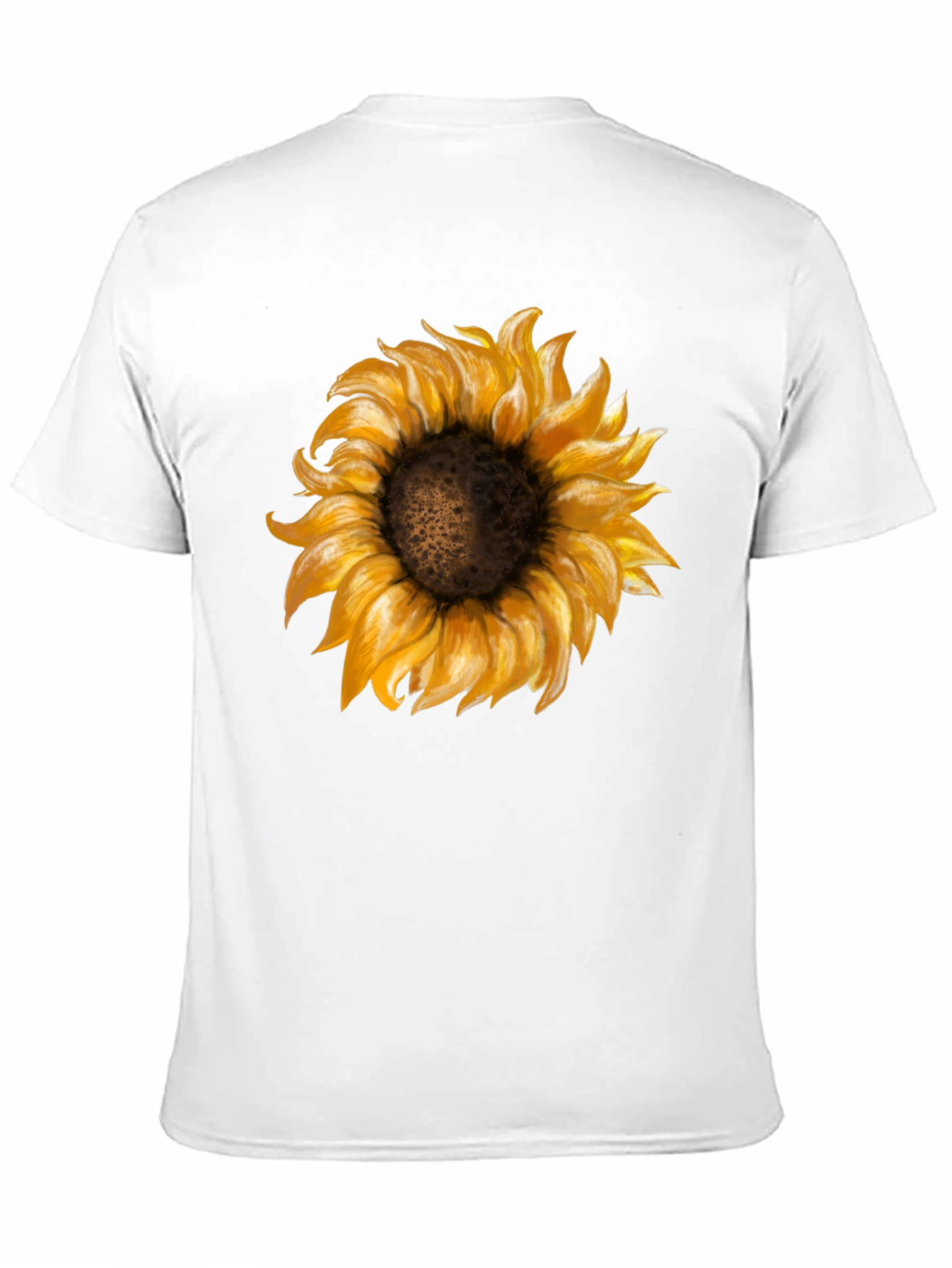Black Sunflower Graphic Print Black T-Shirt view 11