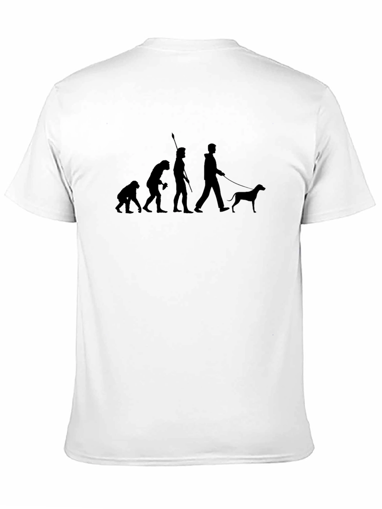 Black Evolution of Dog Owner T-Shirt - Black view 11