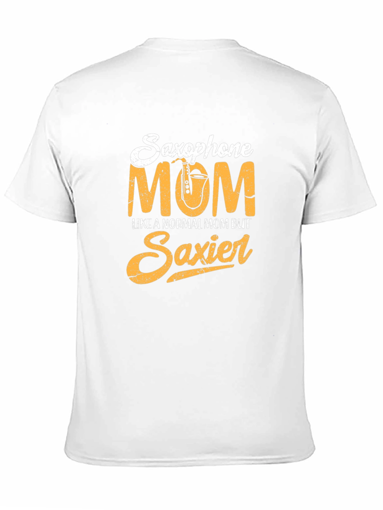 Black Saxophone Mom Graphic Tee - Musician Mother T-Shirt view 11