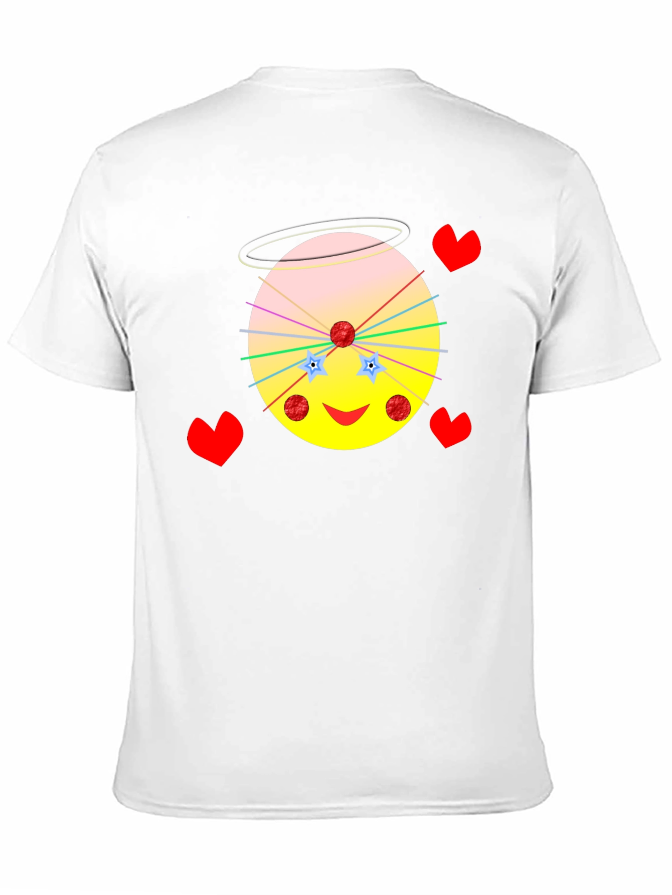 Black Whimsical Cartoon Graphic Tee - Unique Design view 11