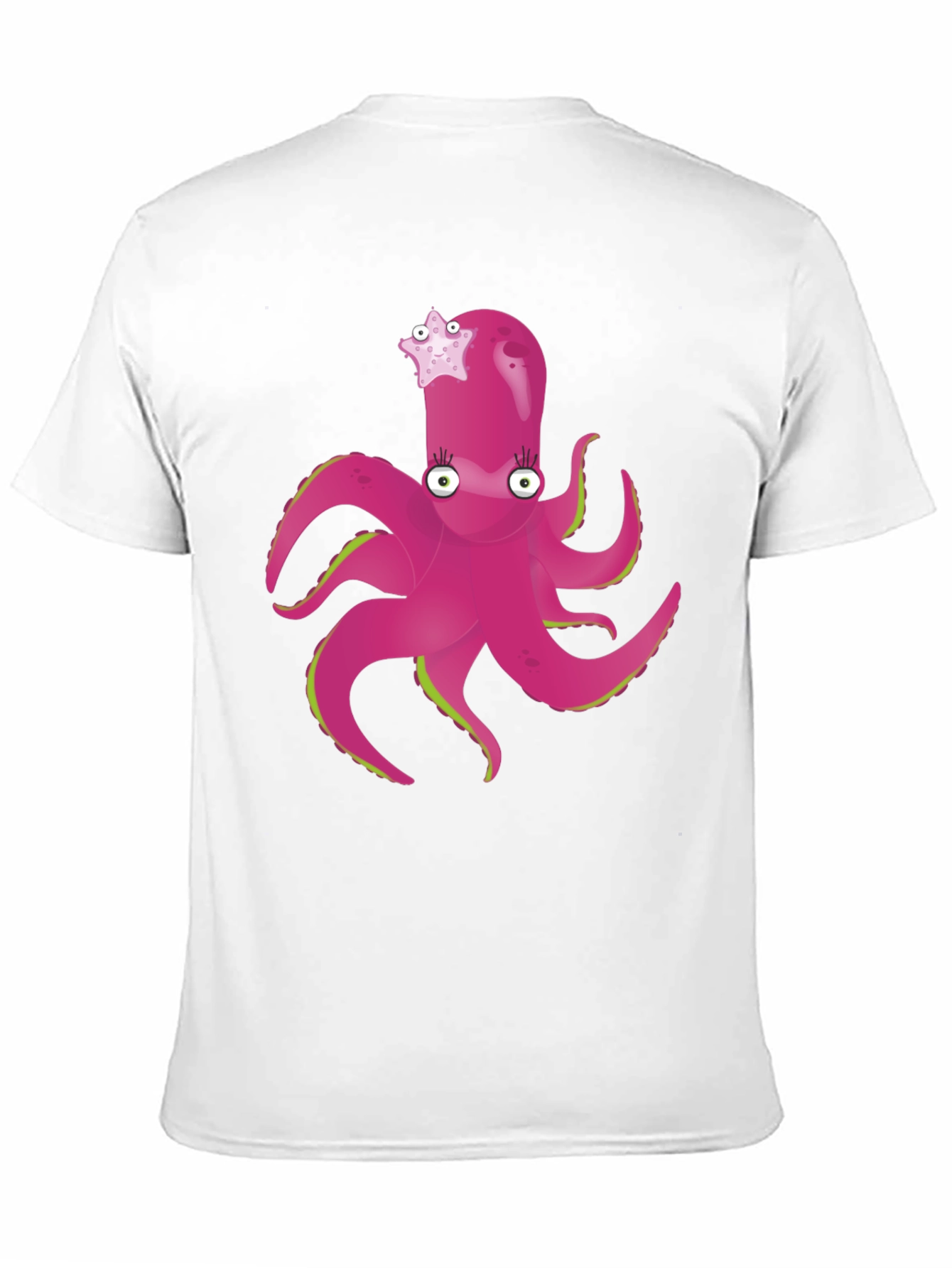 Black Cute Octopus T-Shirt - Funny Sea Creature Tee view 11