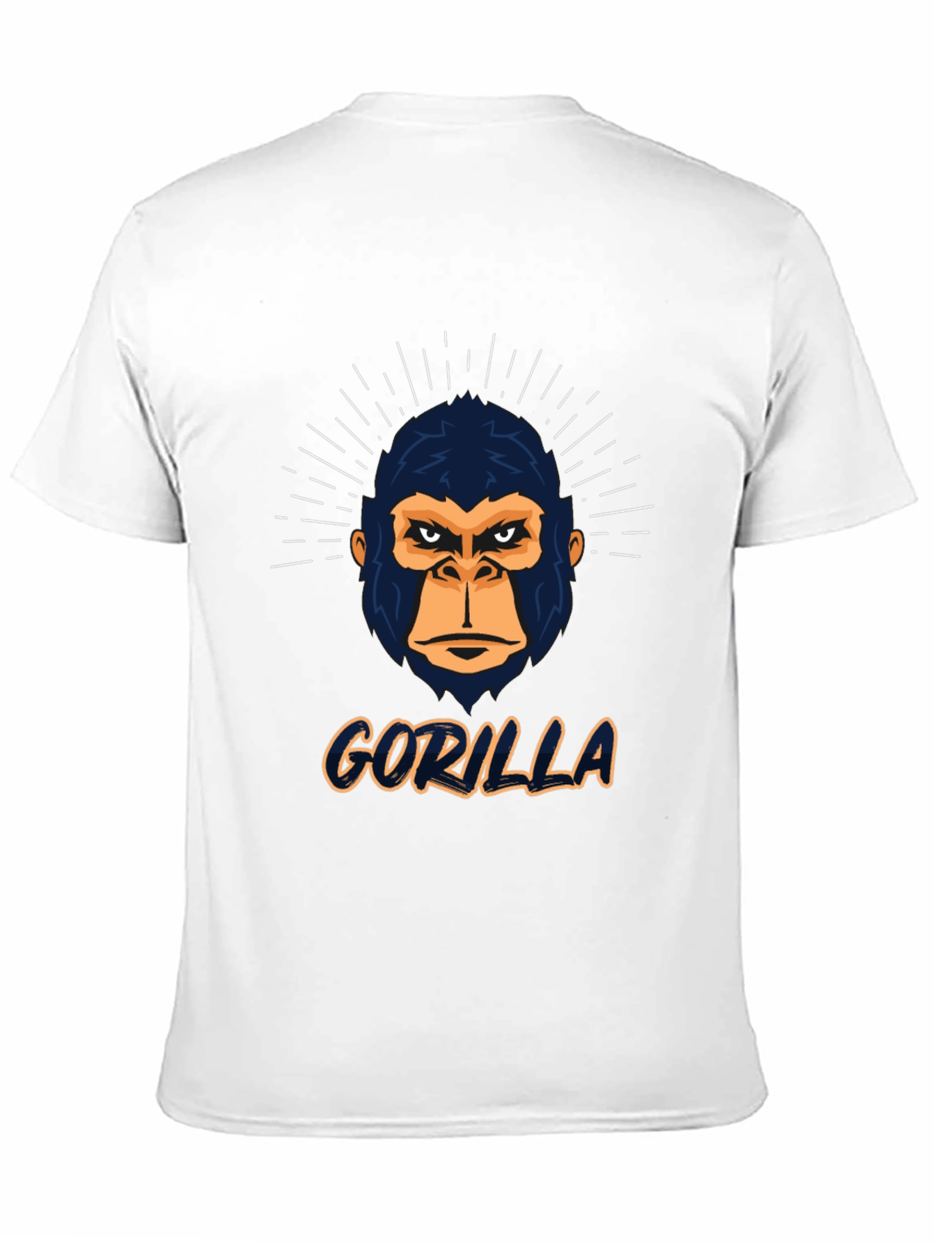 Black Gorilla Graphic Print Black T-Shirt view 11