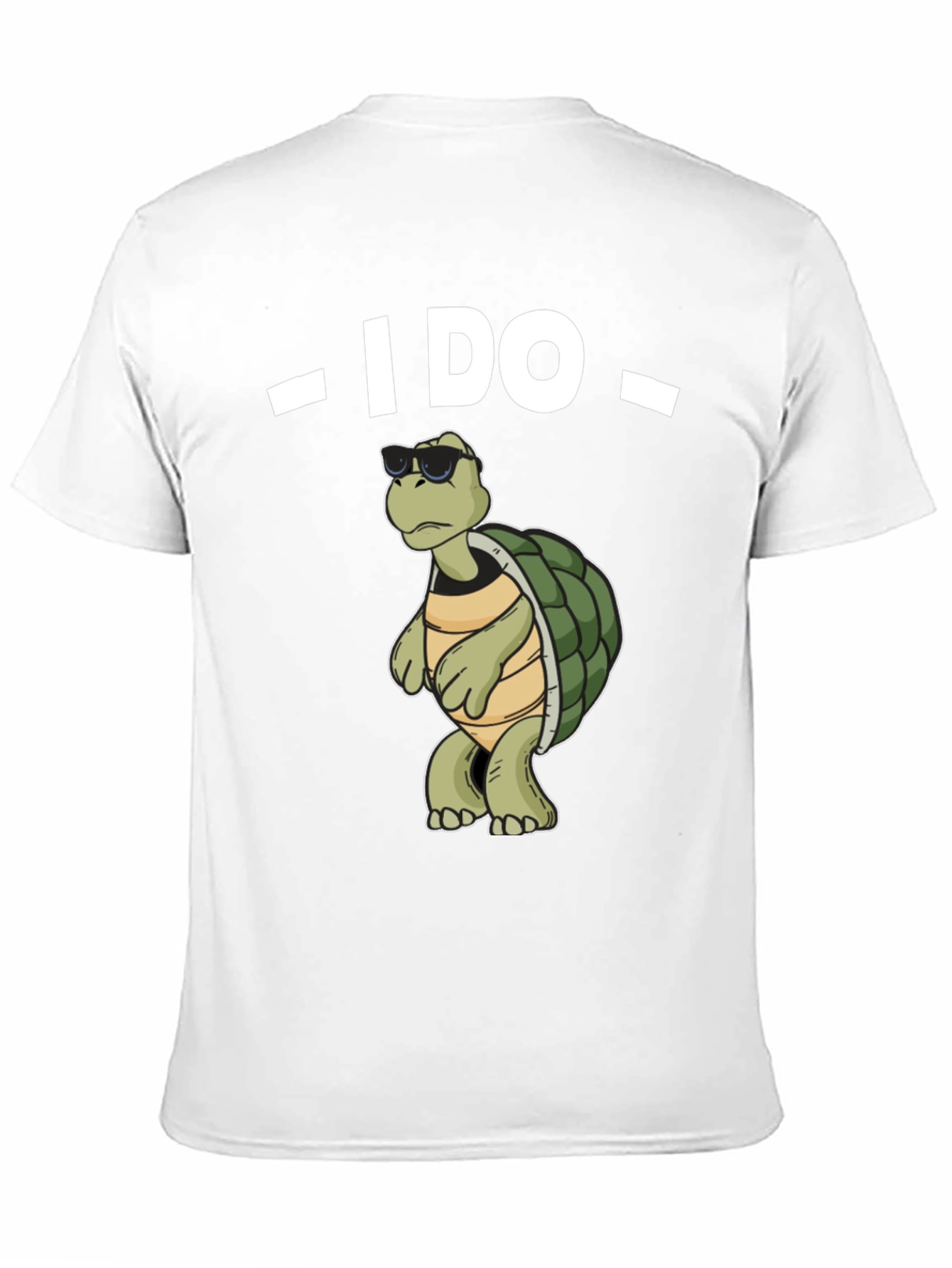 Black I Do Turtle T-Shirt - Funny Graphic Tee view 11