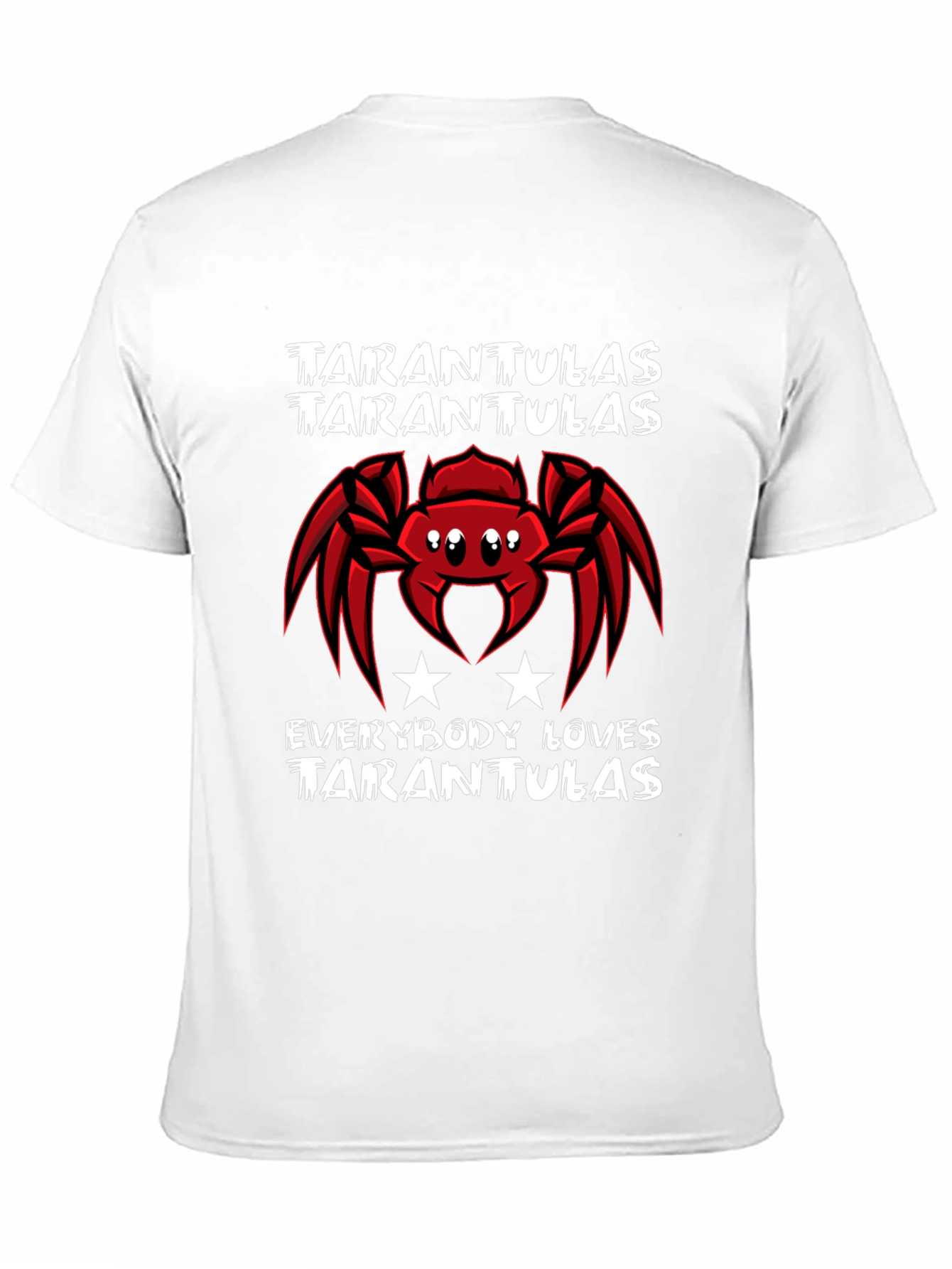 Black Tarantulas Graphic Tee - Everybody Loves Tarantulas T-Shirt view 11