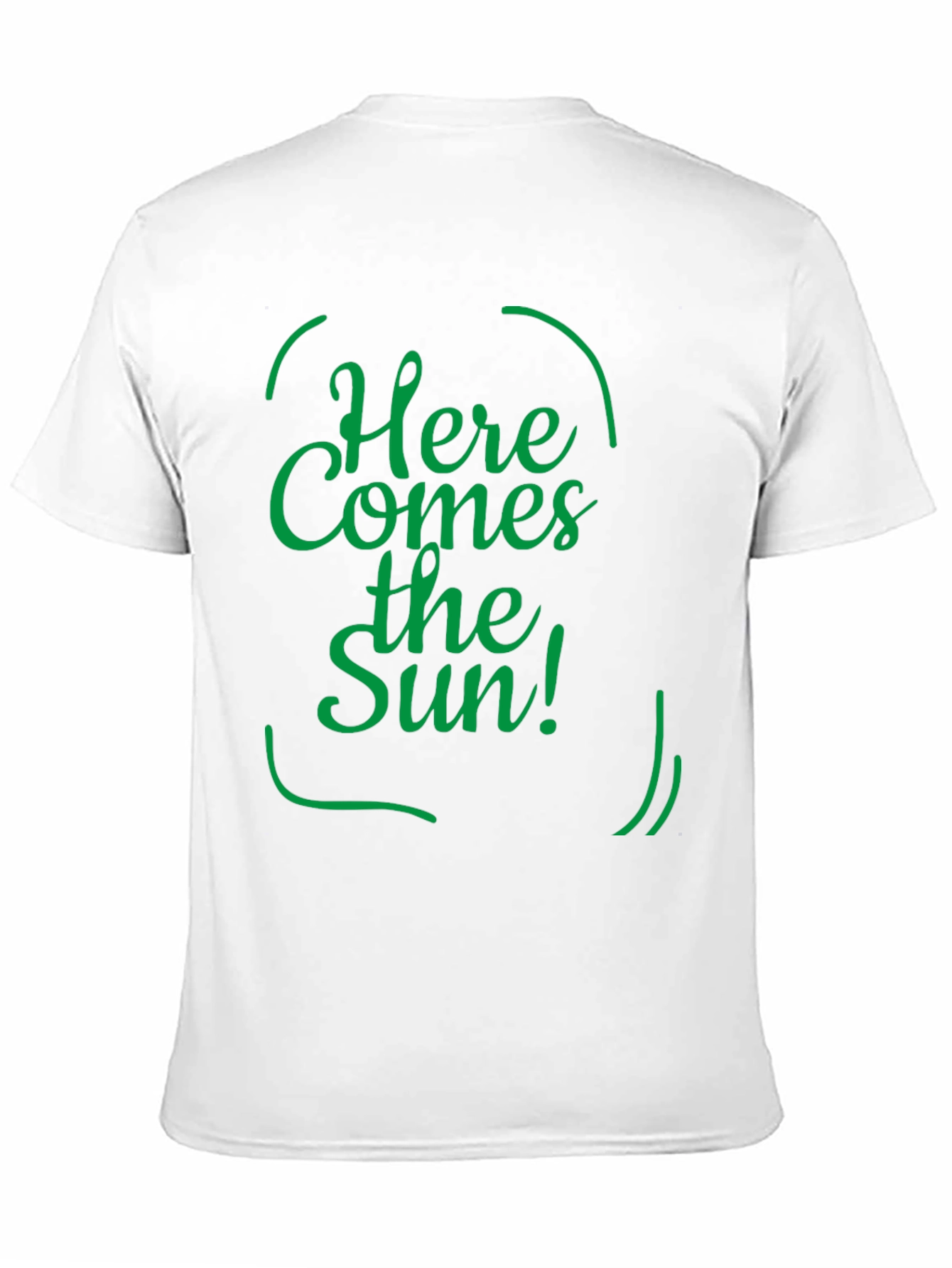 Black Here Comes the Sun T-Shirt - Classic Black Tee view 11