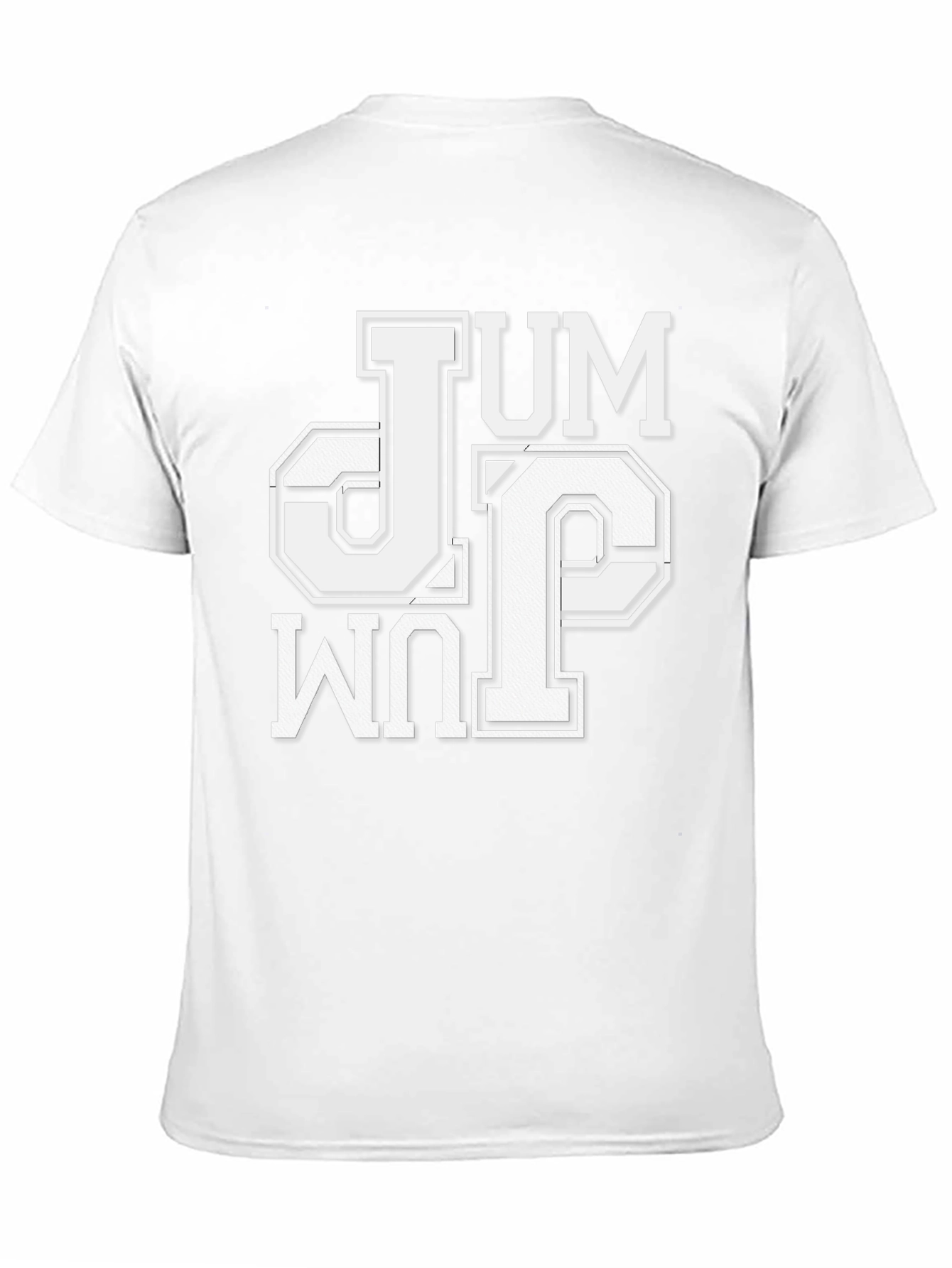 Black Jump T-Shirt | Black Crew Neck Graphic Tee view 11
