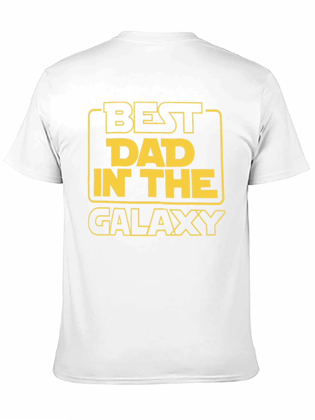 Black Best Dad in the Galaxy Black Graphic T-Shirt view 11