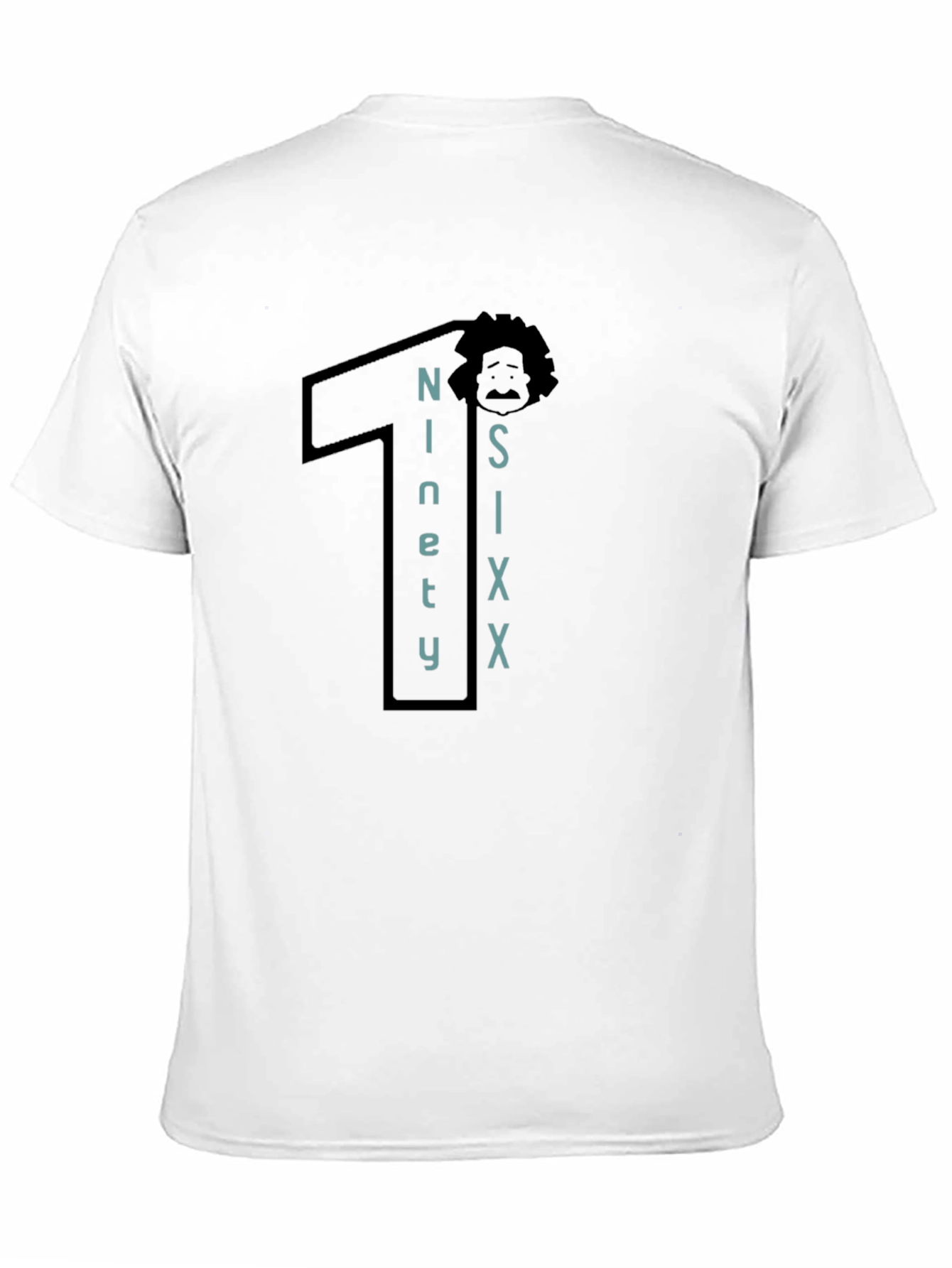 Black Ninety Six Graphic Tee - Black Cotton T-Shirt view 11