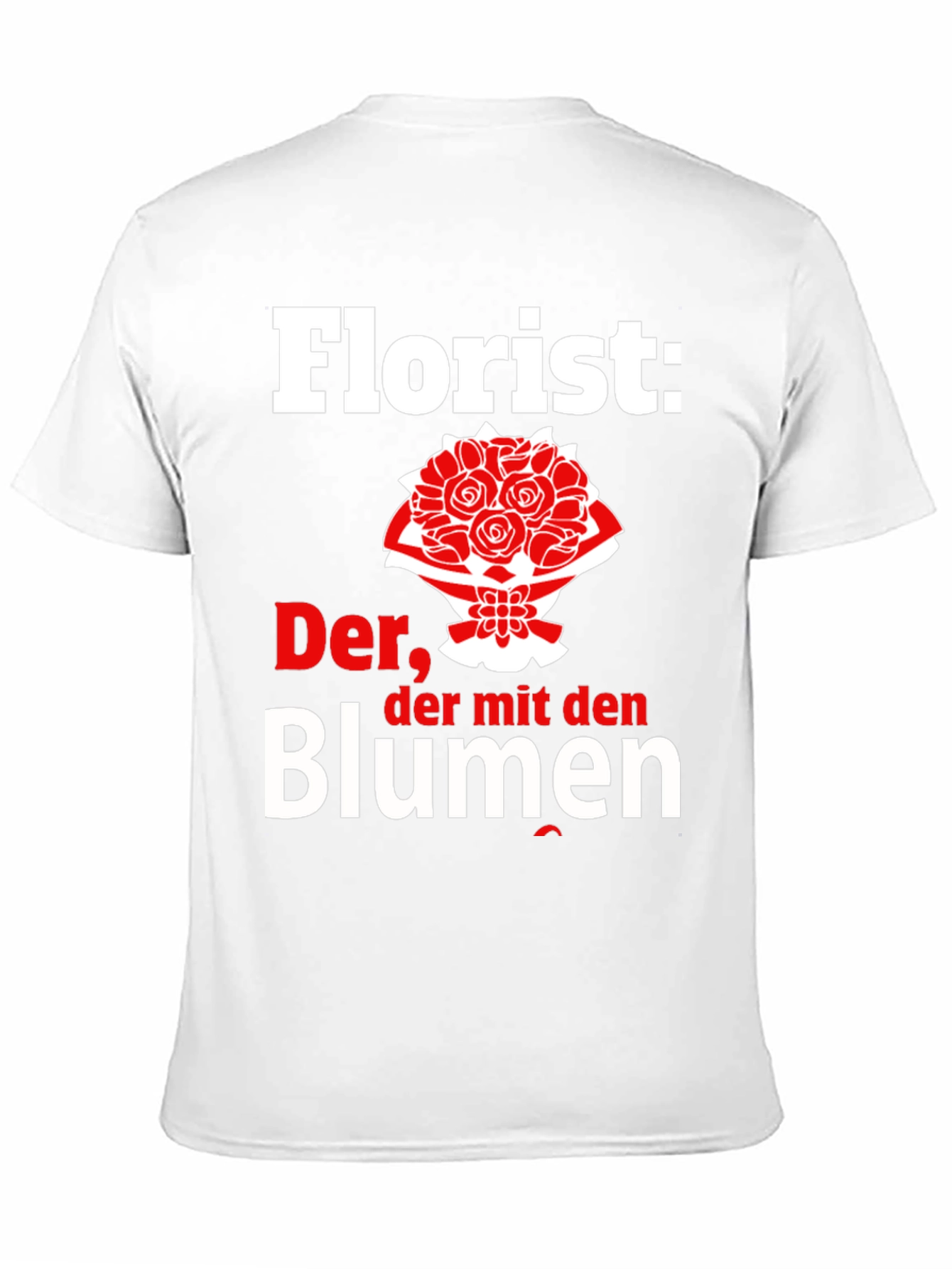 Black Florist T-Shirt - Der, der mit den Blumen view 11
