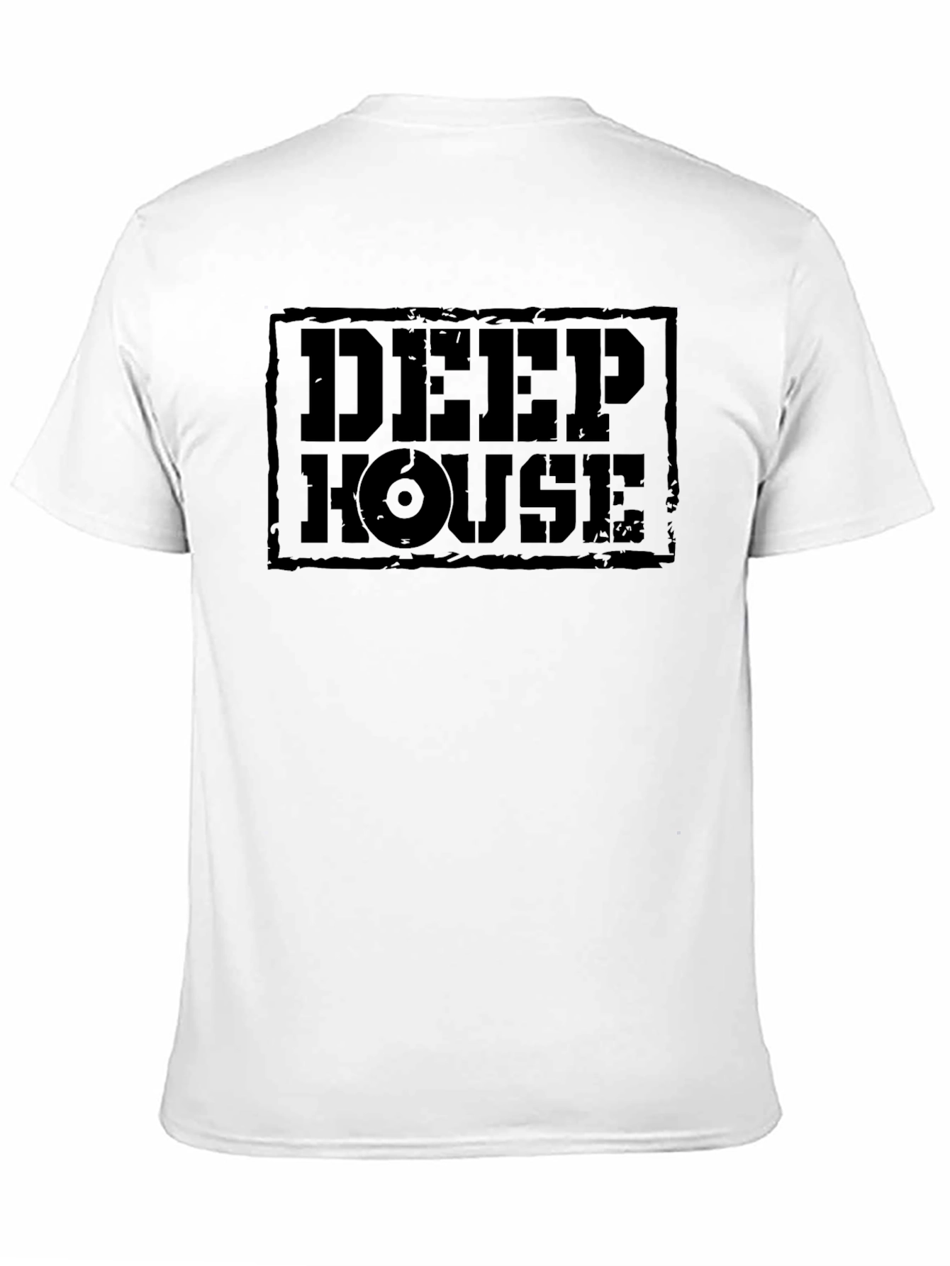 Black Deep House Music T-Shirt - Black Graphic Tee view 11